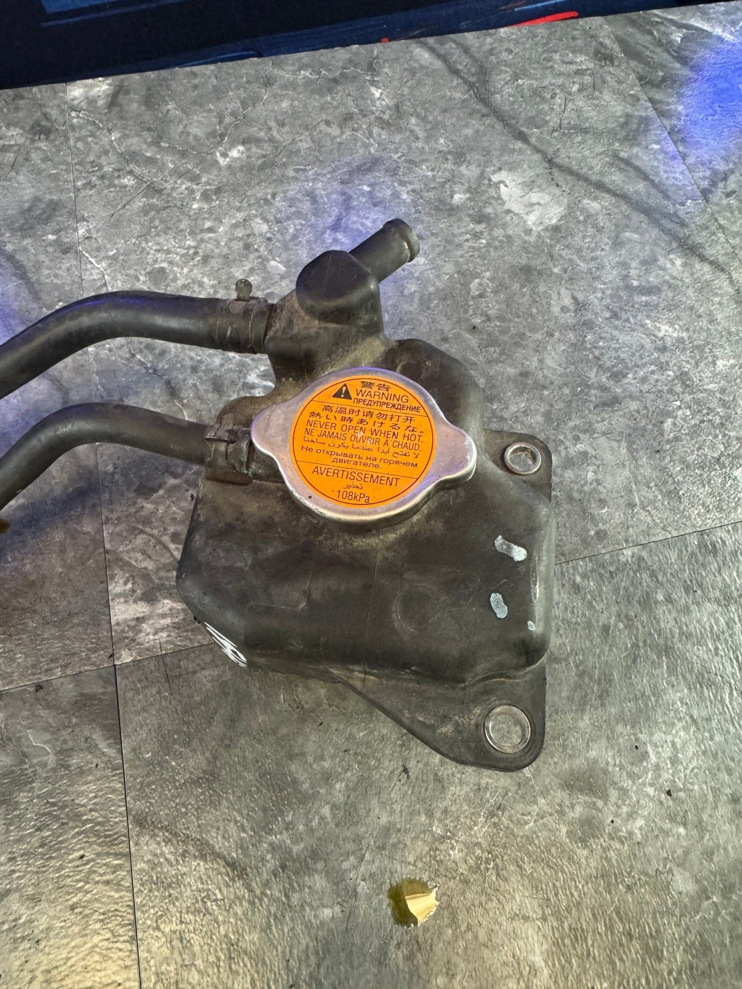 2015-2021 Subaru WRX STi OEM Upper Coolant Tank Assembly w/ Hoses