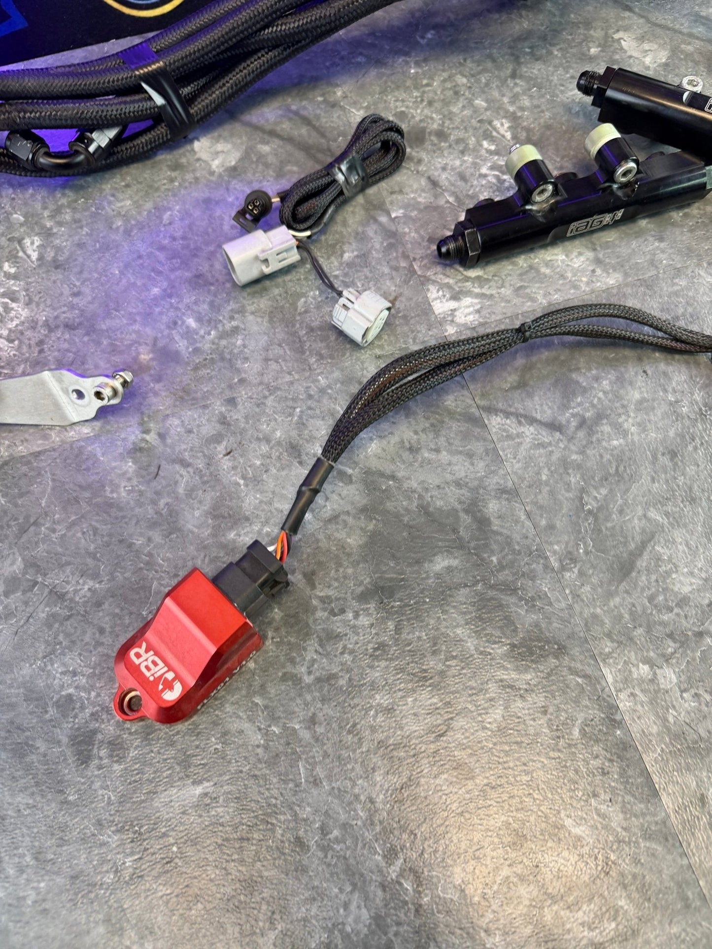 Under the hood fueling kit Subaru STi 08-21 w: iag fuel rails , areomotive FPR, lines , IBR flex fuel kit