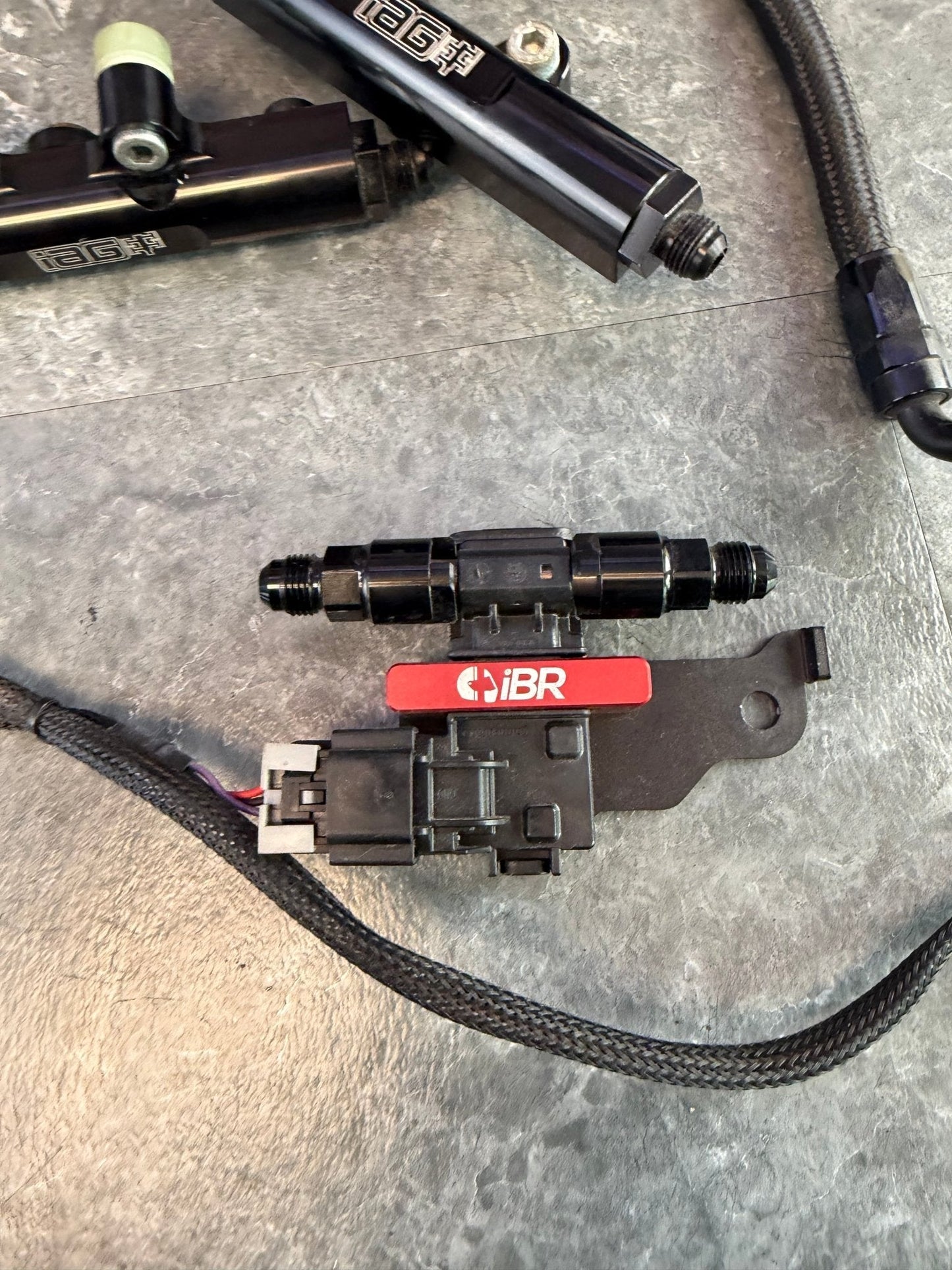 Under the hood fueling kit Subaru STi 08-21 w: iag fuel rails , areomotive FPR, lines , IBR flex fuel kit