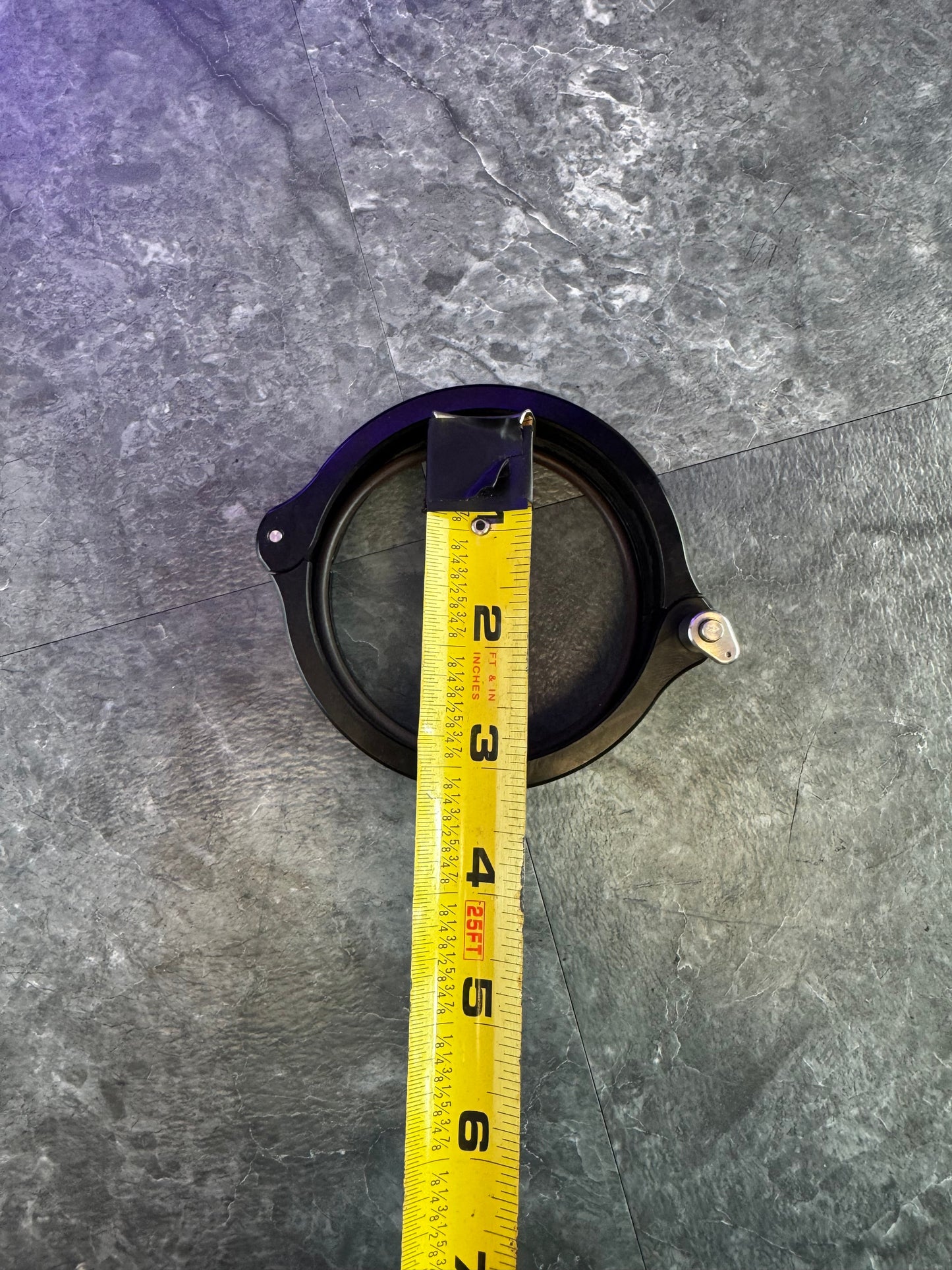 Vibrant Vanjen 3" HD Clamp Quick Disconnect Piping Clamp Anodized Black