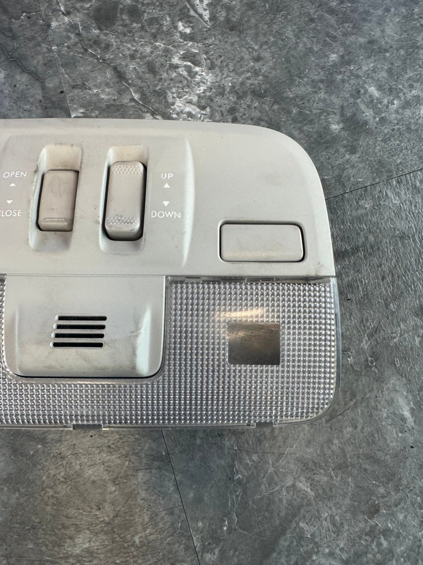 2008-2014 Subaru Impreza WRX OEM Dome Light Sunroof Control Panel