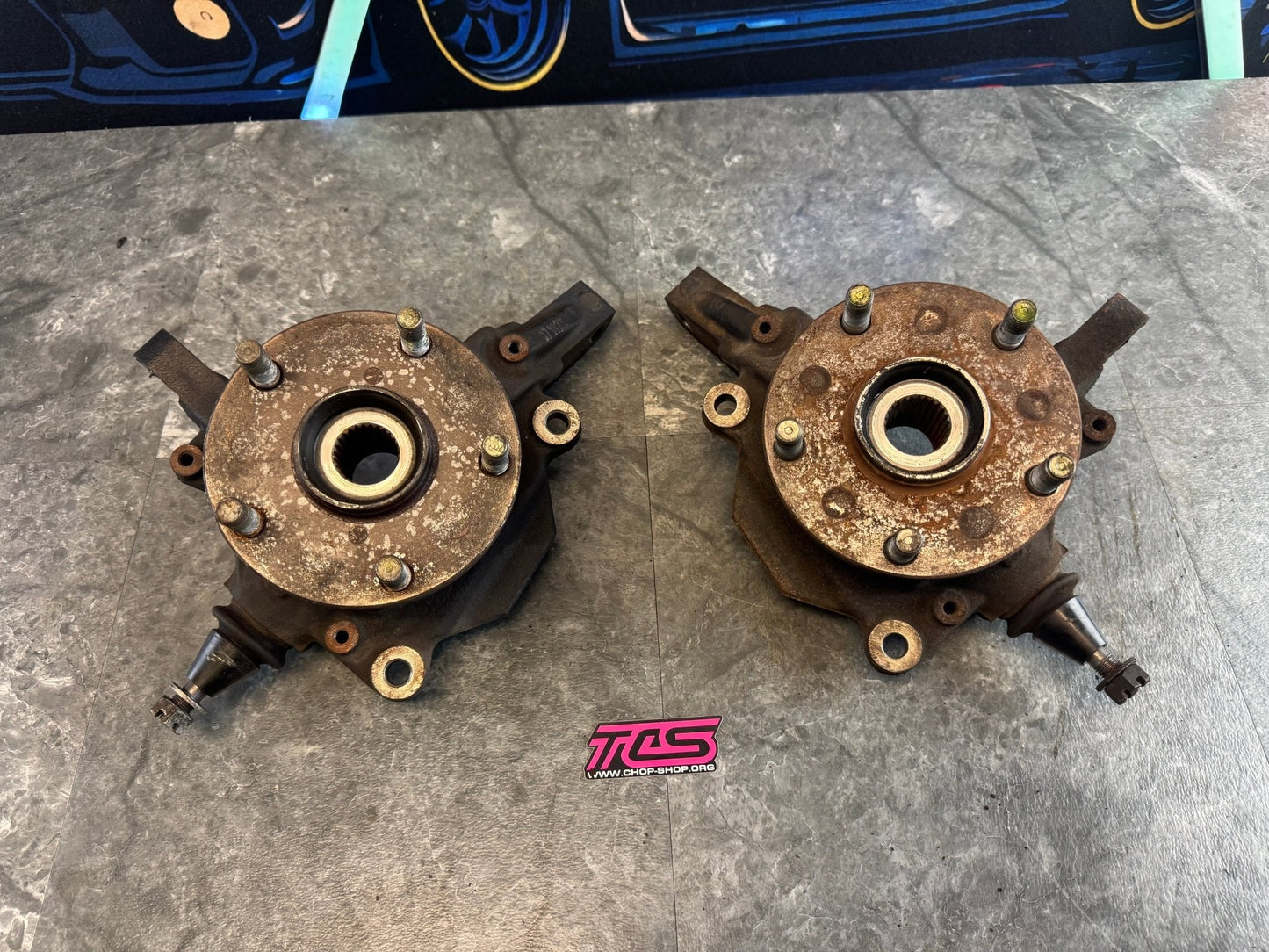2015-2021 Subaru WRX / 2008-2021 Subaru STi OEM Front Knuckle Hubs Assembly Pair LH RH Left Right
