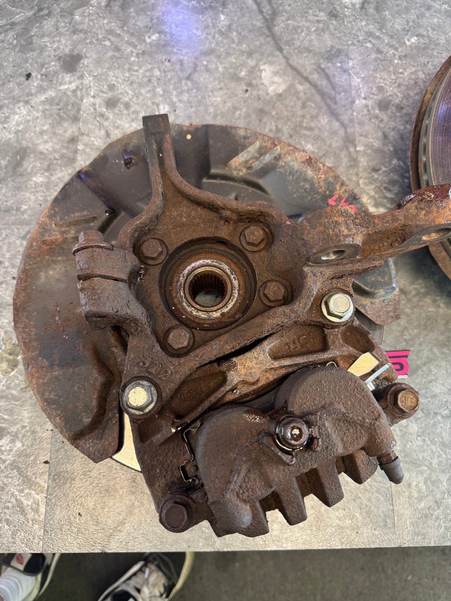 2010-2014 Subaru WRX OEM Front Knuckle Hubs Assembly With Brake Calipers Pair LH RH Left Right