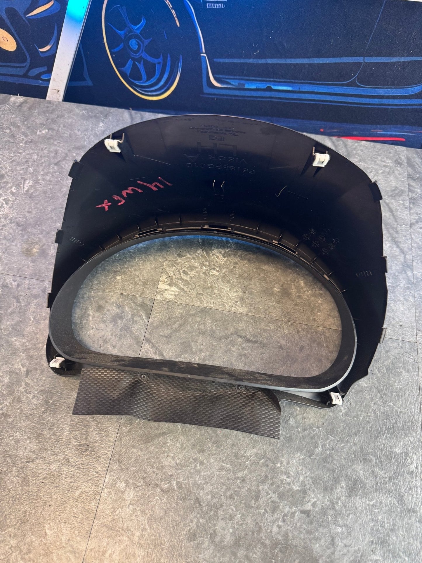 2008-2014 Subaru WRX STi OEM Instrument Gauge Cluster Trim Bezel Surround
