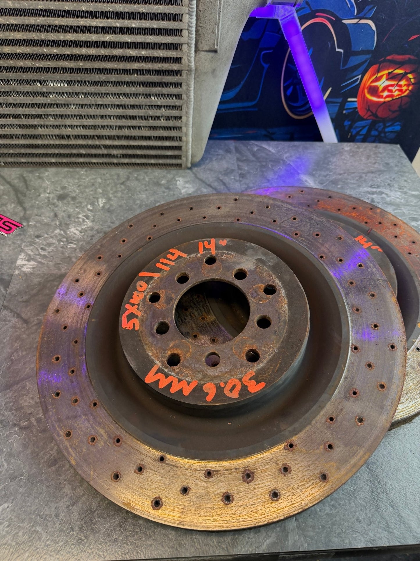 Brembo front brake kit for Subaru STi and wrx 5x114 5x100 off a Aston Martin w: 14” rotors