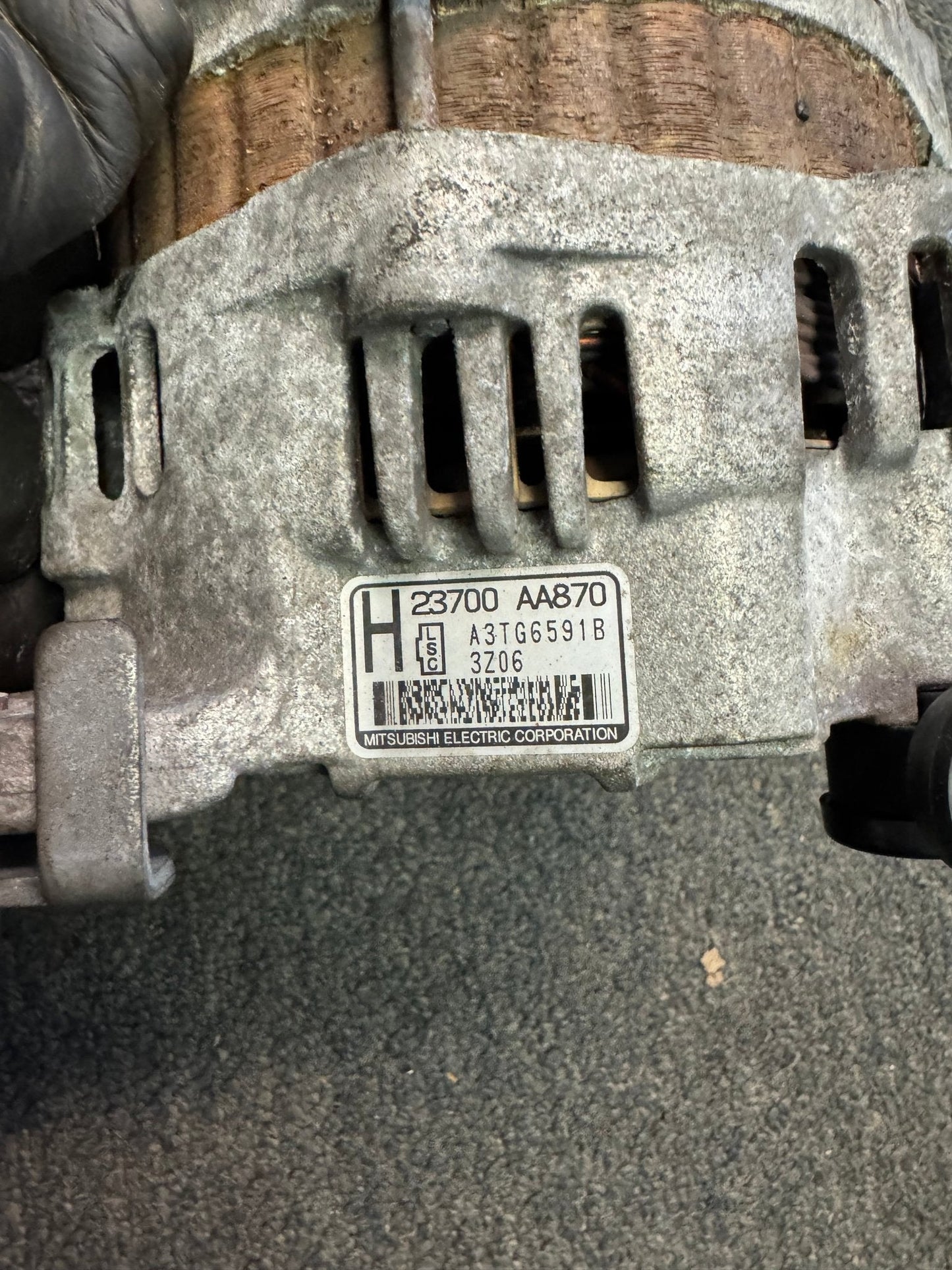 2011-2014 Subaru Impreza WRX OEM Alternator