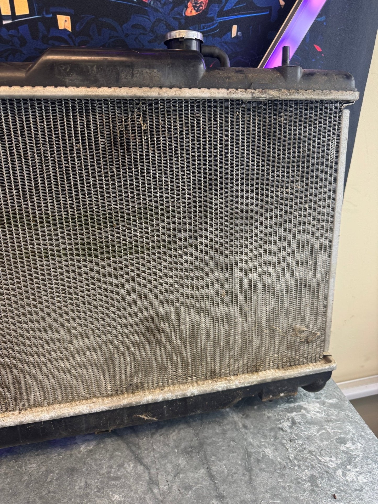 2002-2005 Subaru WRX STi OEM Radiator Assembly Fan Shroud