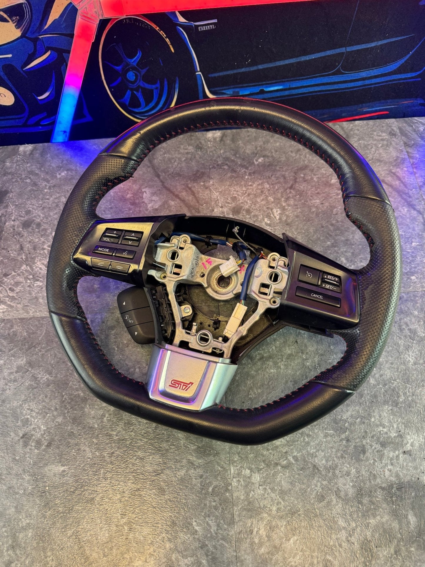 2015-2021 Subaru Impreza WRX STi OEM Complete Steering Wheel Controls