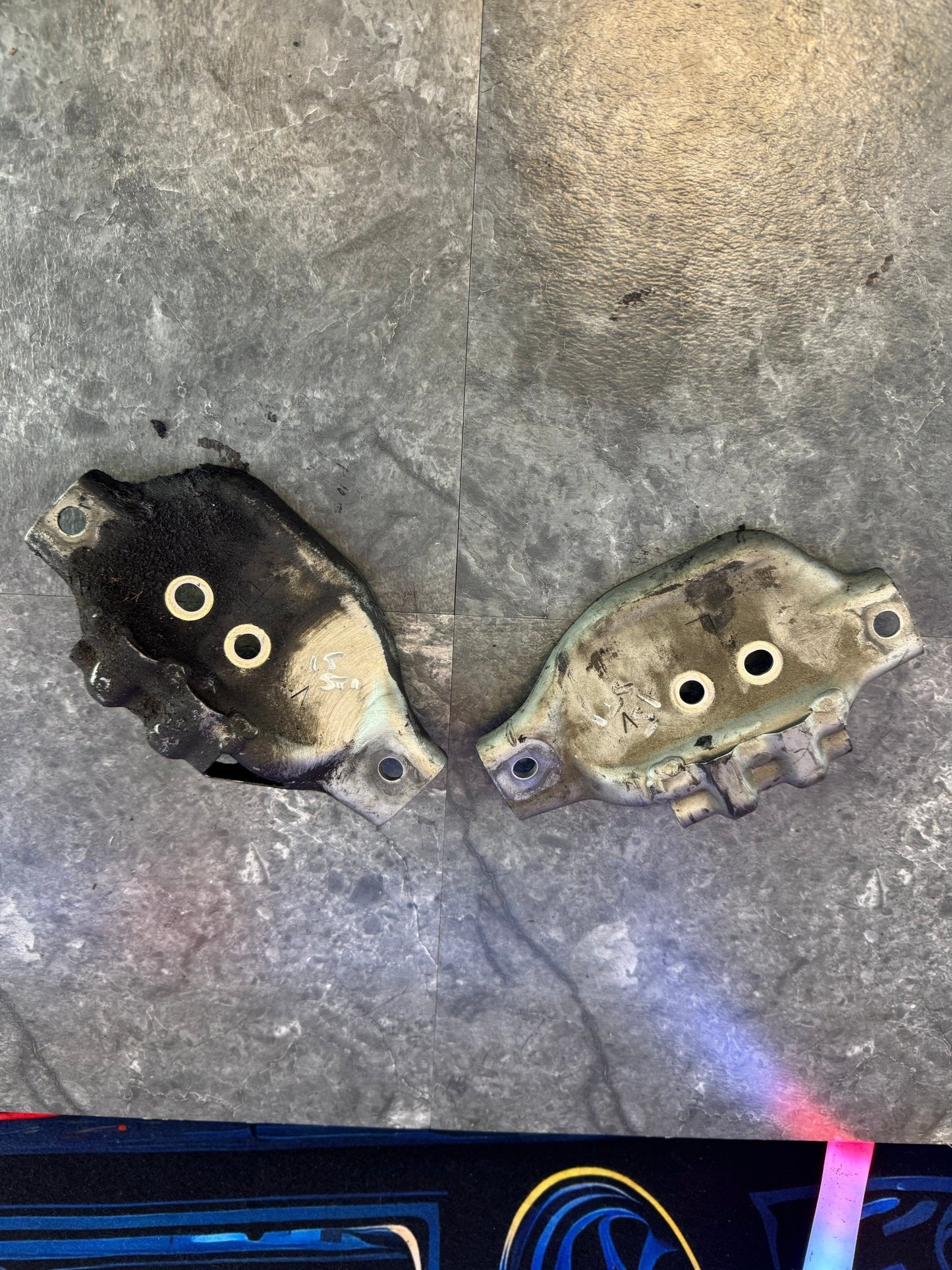 2002-2021 Subaru WRX STi OEM Engine Mount Plates Bracket Set
