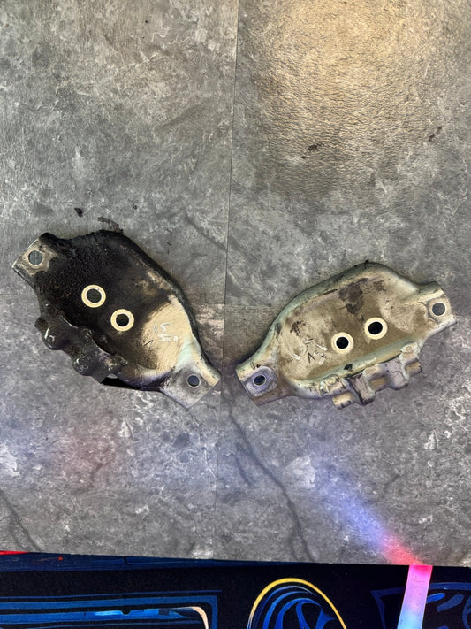 2002-2021 Subaru WRX STi OEM Engine Mount Plates Bracket Set
