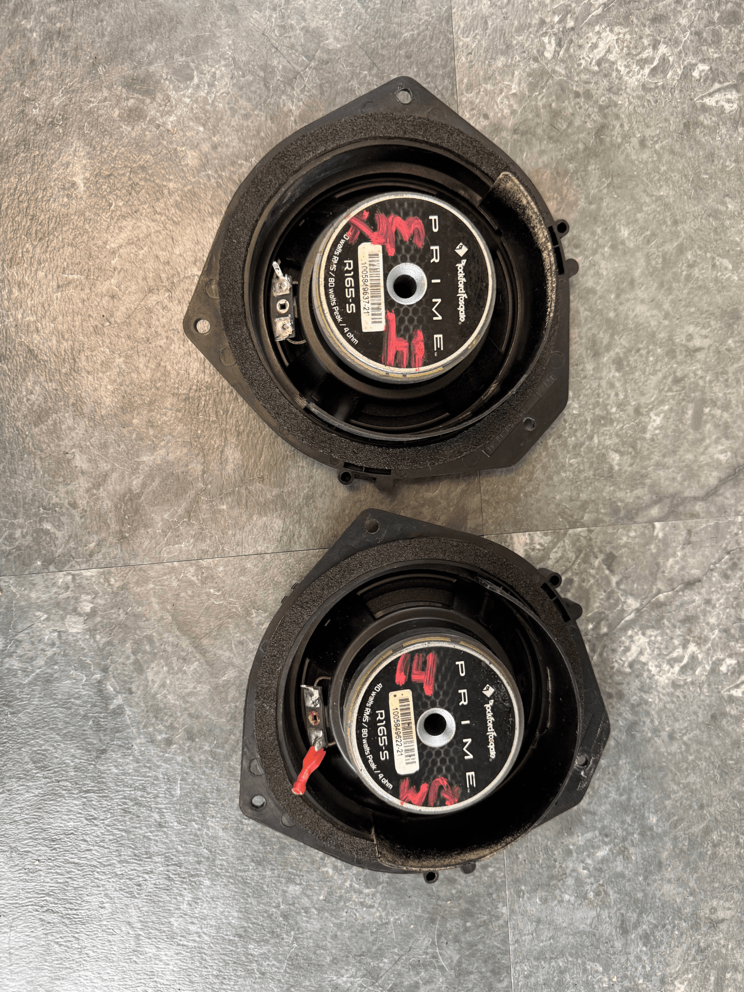 Rockford Fosgate R165-S Two Front Speakers Pair