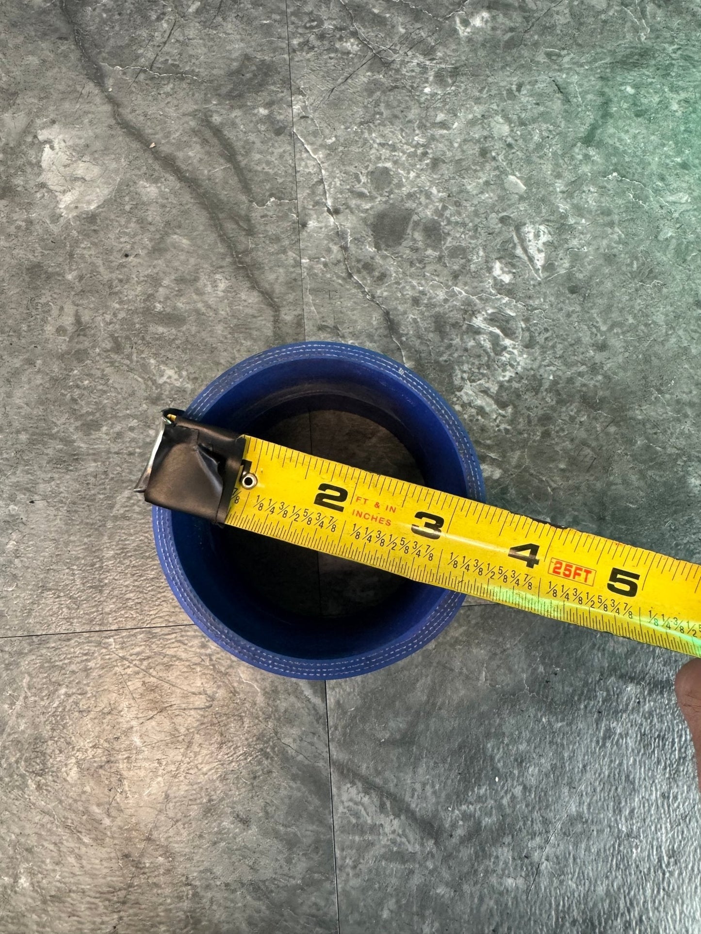 Silicone Coupler 3" Diameter 3" Long Blue