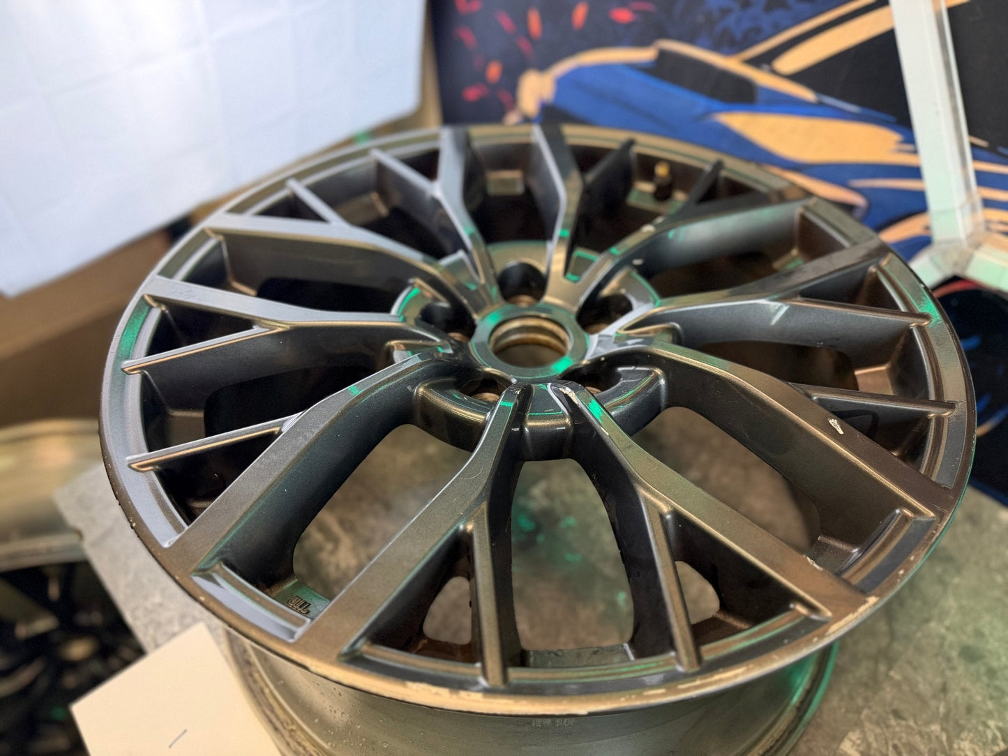 Subaru STi 19” oem wheels ( clears brembos ) 19 x 8.5 , + 55 , 5x114 2015-2021 wrx