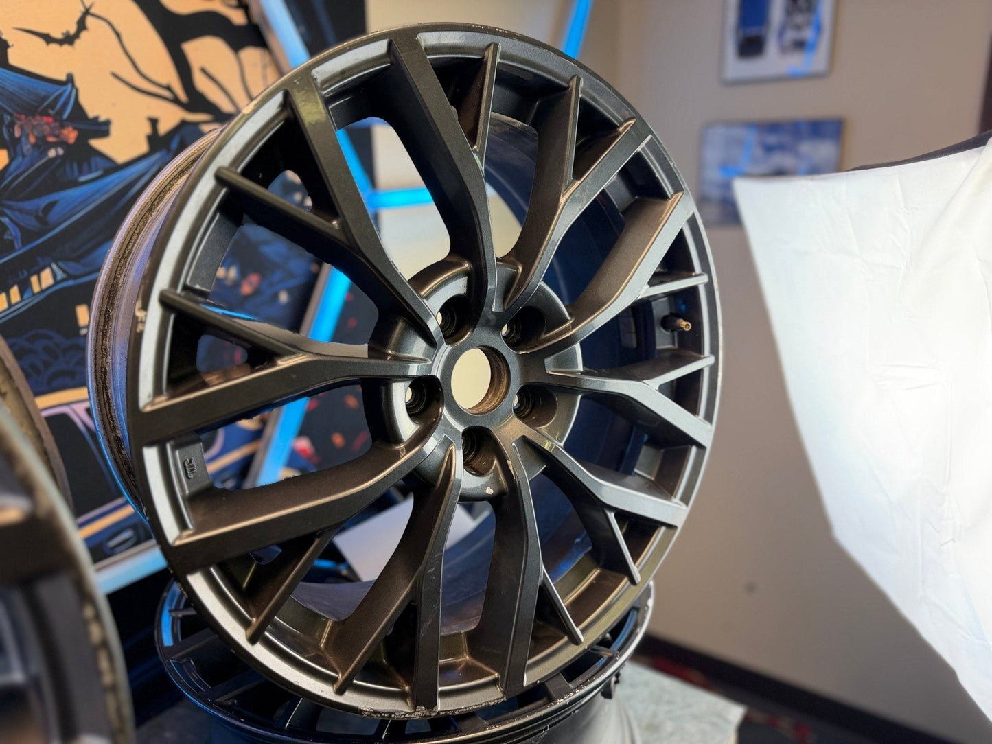 Subaru STi 19” oem wheels ( clears brembos ) 19 x 8.5 , + 55 , 5x114 2015-2021 wrx