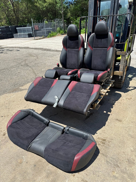 2015-2021 Subaru WRX STi OEM Front And Rear Alcantara Seats Set LH RH