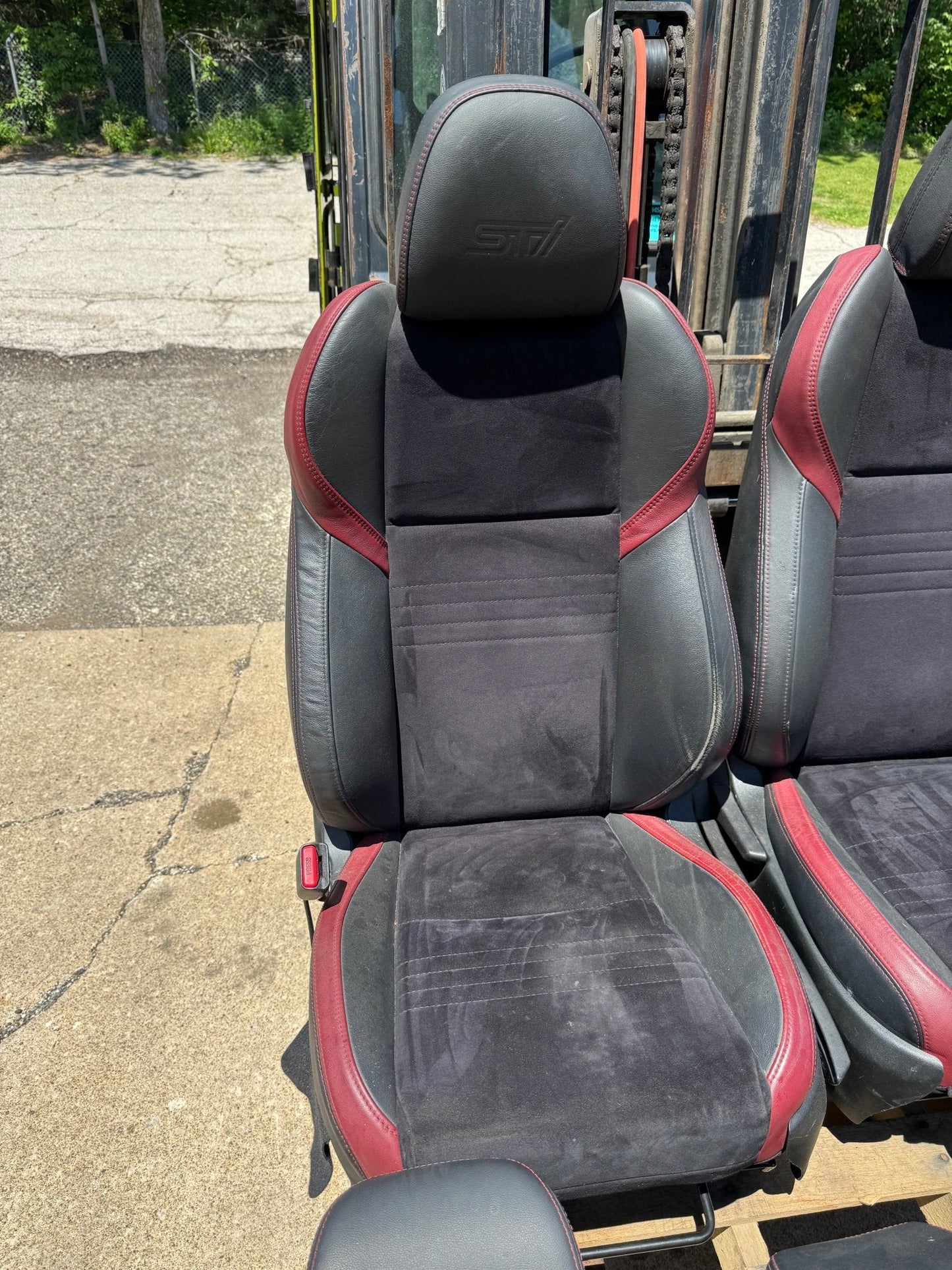 2015-2021 Subaru WRX STi OEM Front And Rear Alcantara Seats Set LH RH