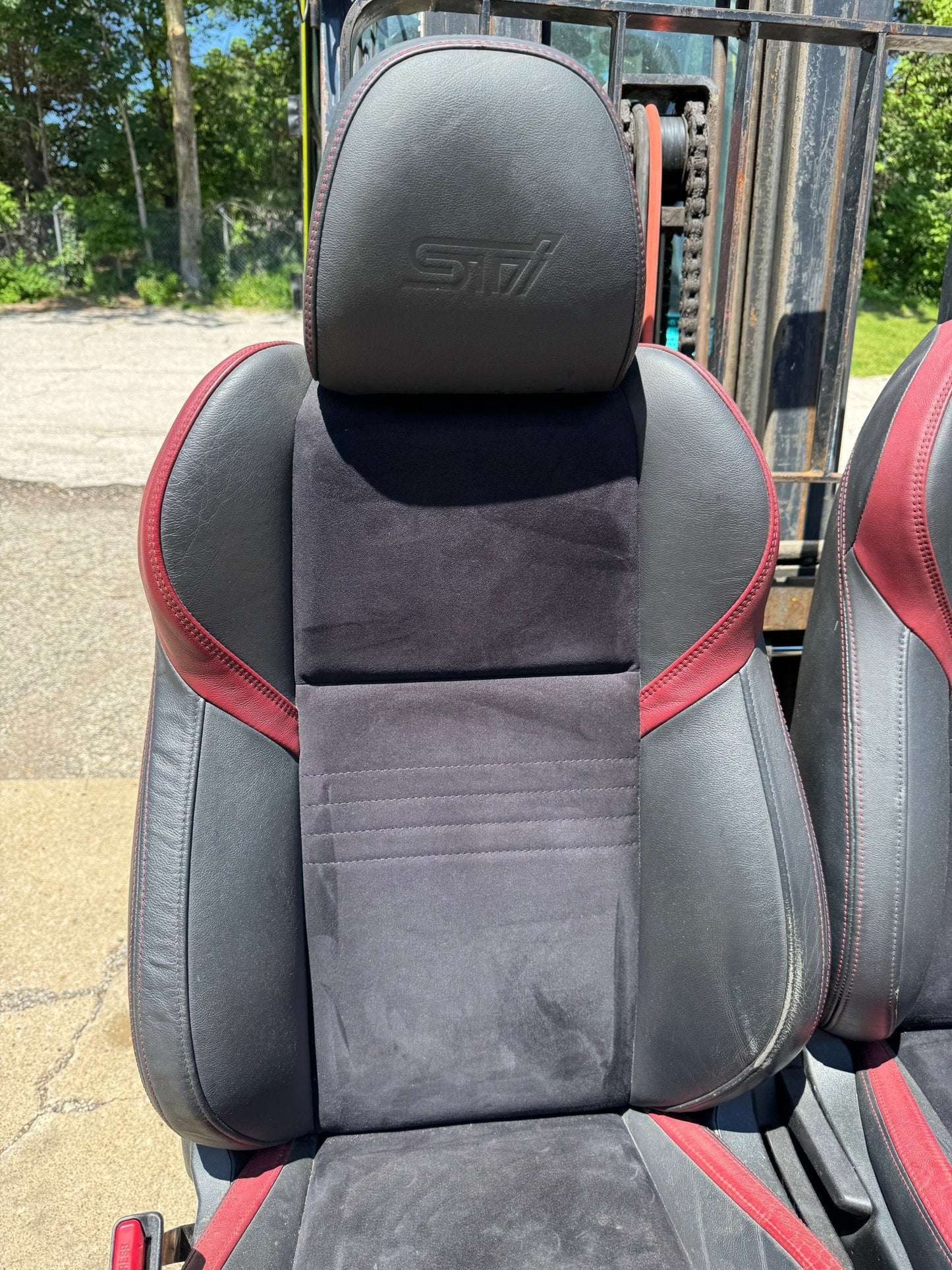 2015-2021 Subaru WRX STi OEM Front And Rear Alcantara Seats Set LH RH