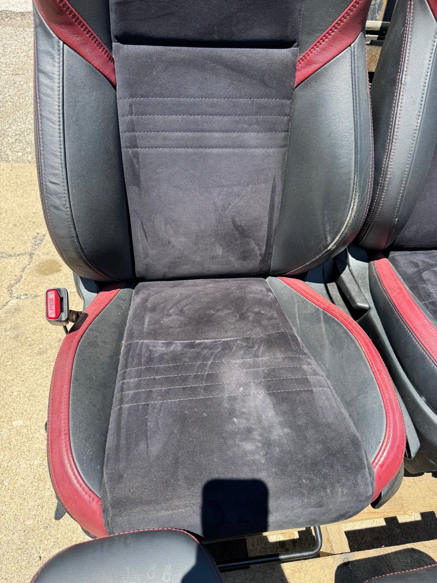 2015-2021 Subaru WRX STi OEM Front And Rear Alcantara Seats Set LH RH