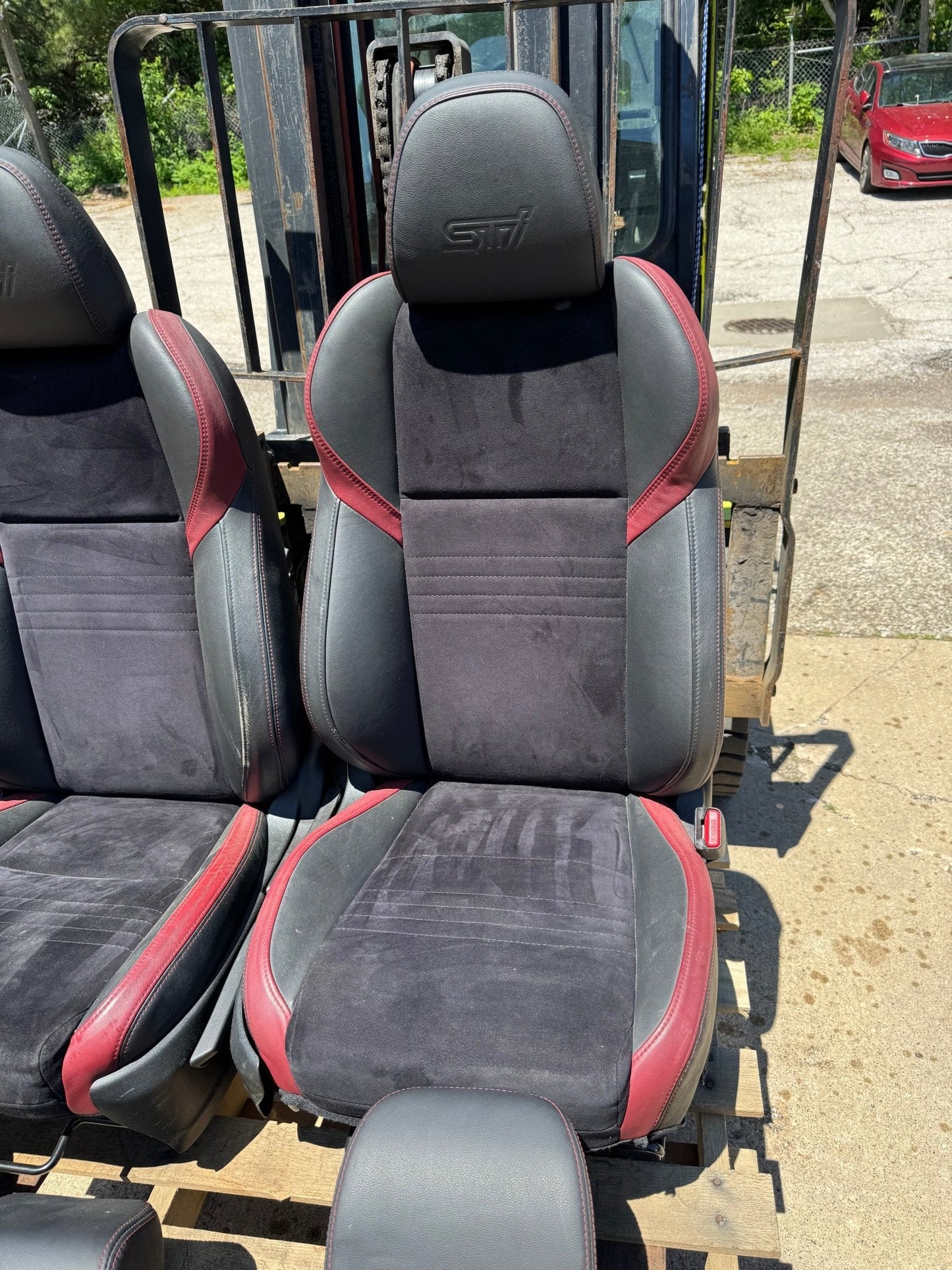 2015-2021 Subaru WRX STi OEM Front And Rear Alcantara Seats Set LH RH