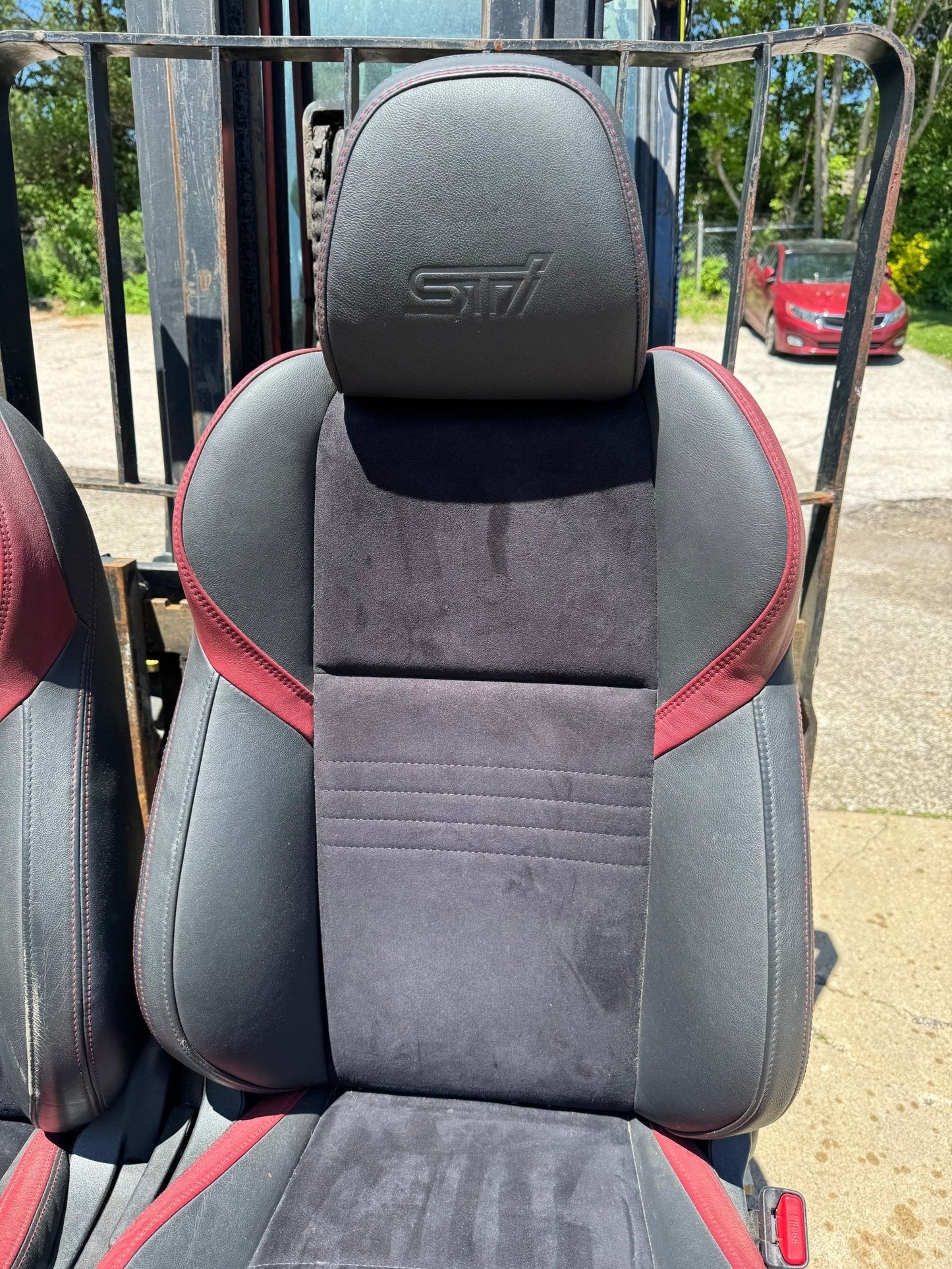 2015-2021 Subaru WRX STi OEM Front And Rear Alcantara Seats Set LH RH
