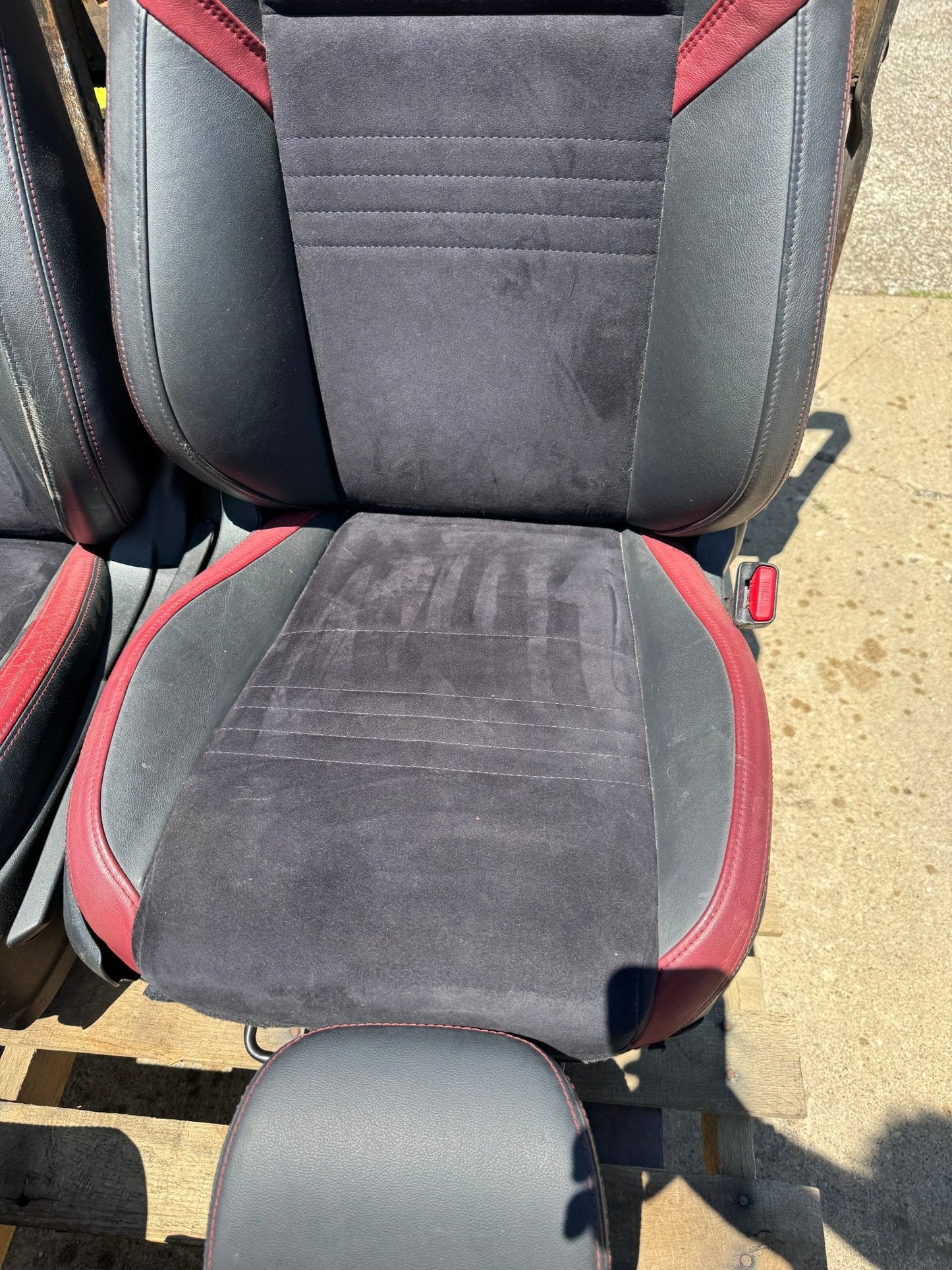 2015-2021 Subaru WRX STi OEM Front And Rear Alcantara Seats Set LH RH