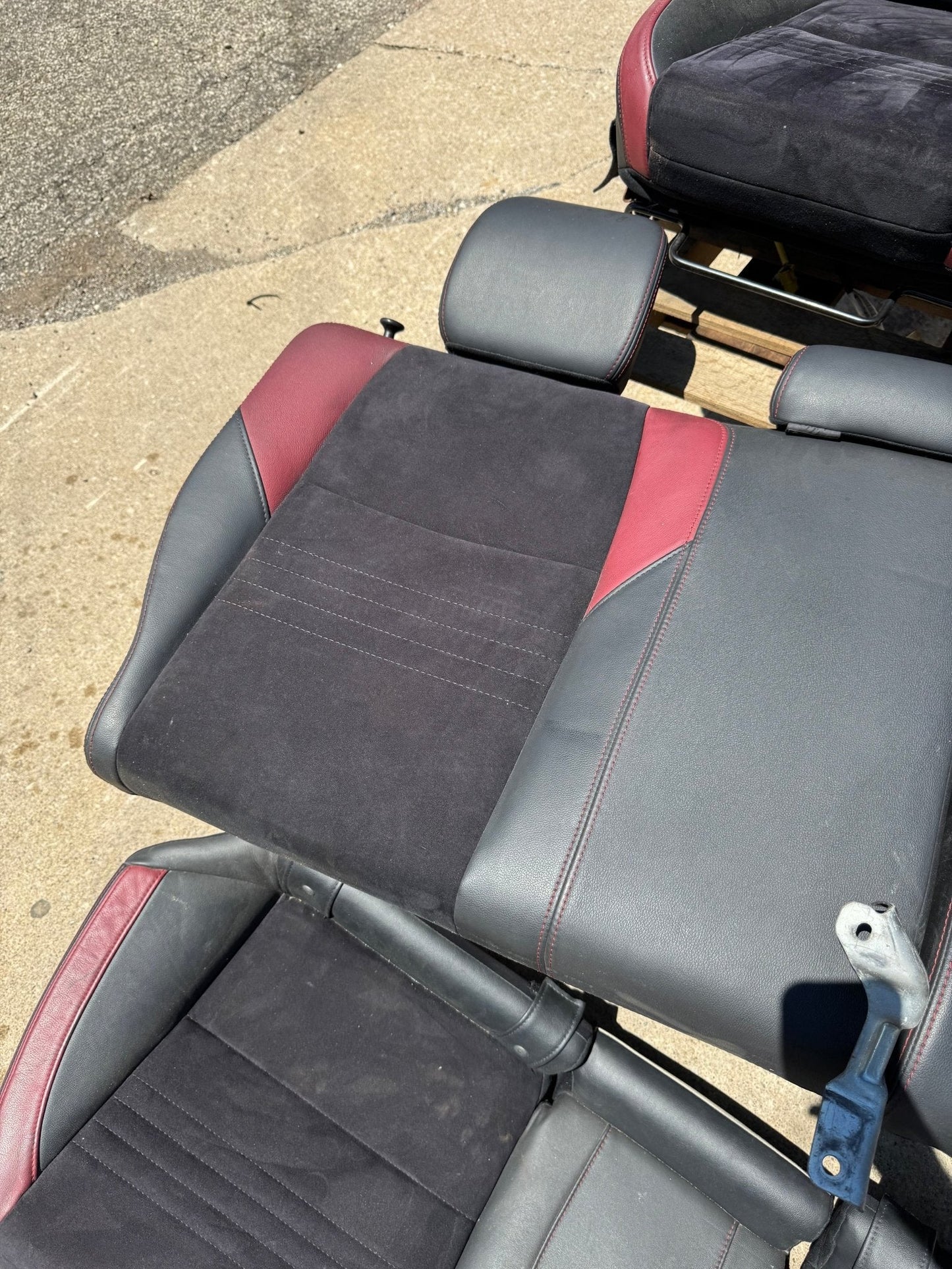 2015-2021 Subaru WRX STi OEM Front And Rear Alcantara Seats Set LH RH
