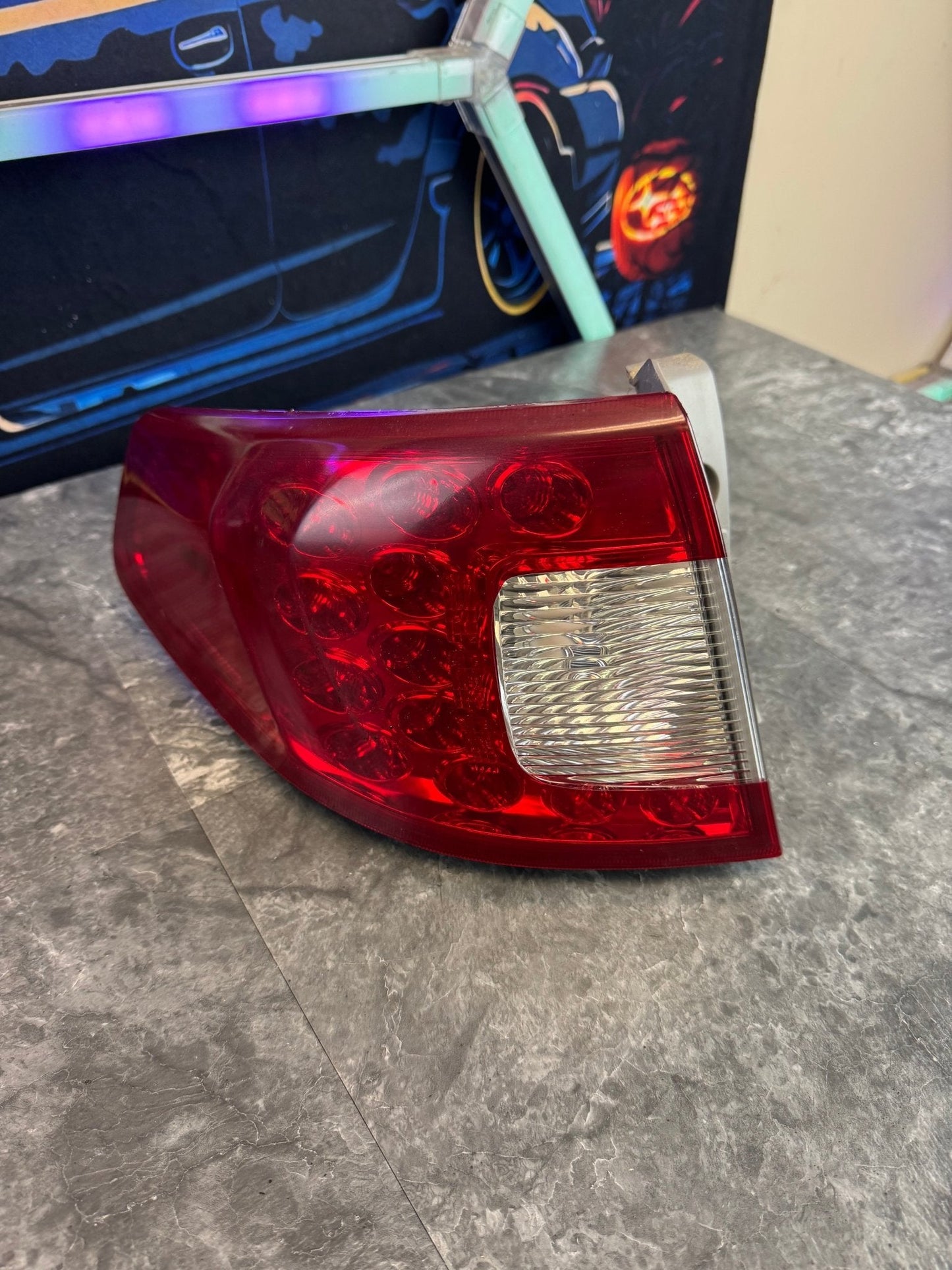 2008-2014 Subaru WRX STi Hatch Wagon Left Rear Outer Tail Light Assembly