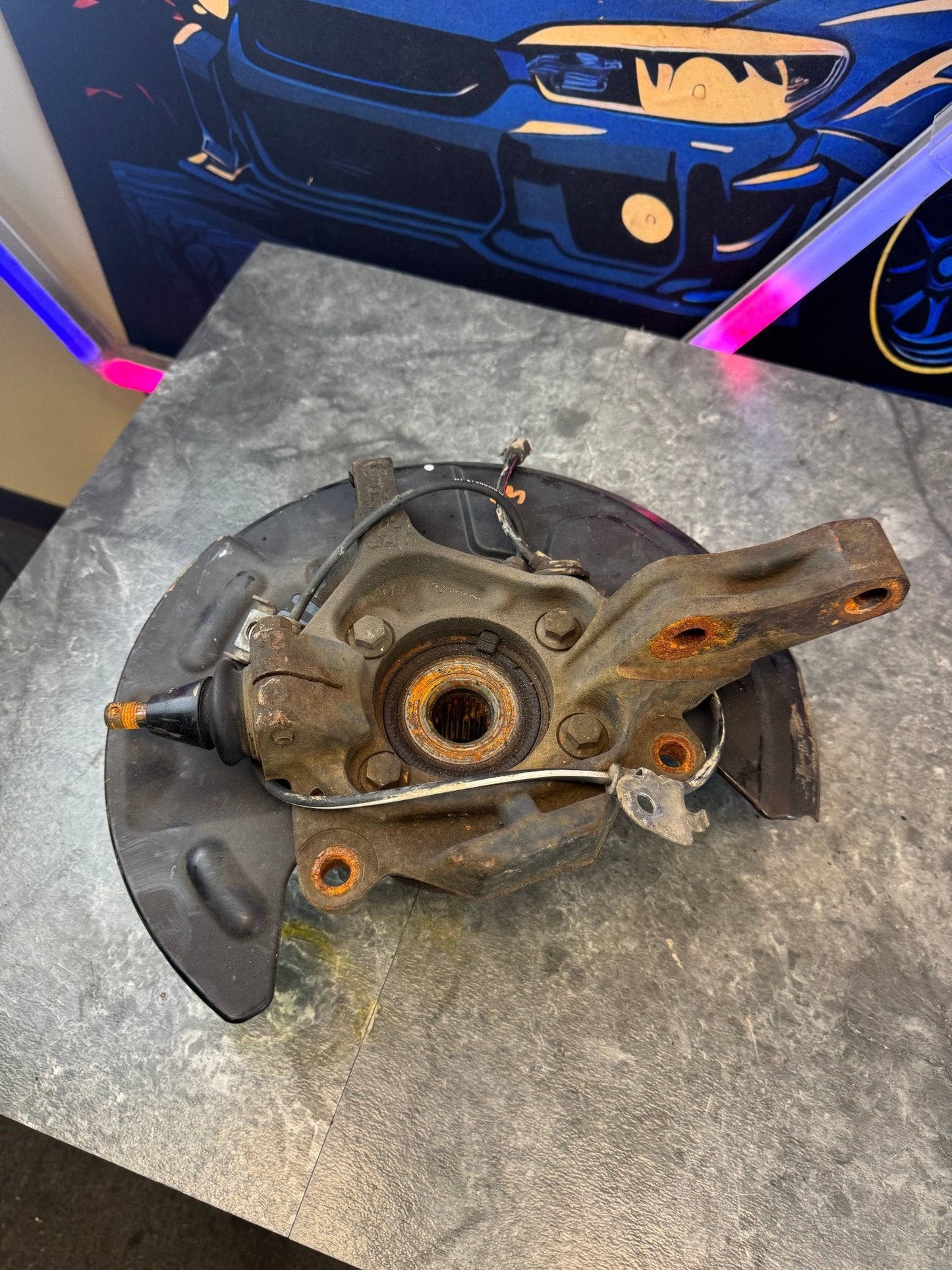 2008-2014 Subaru WRX STi OEM Front Knuckle Spindle Hub Assembly RH LH Pair