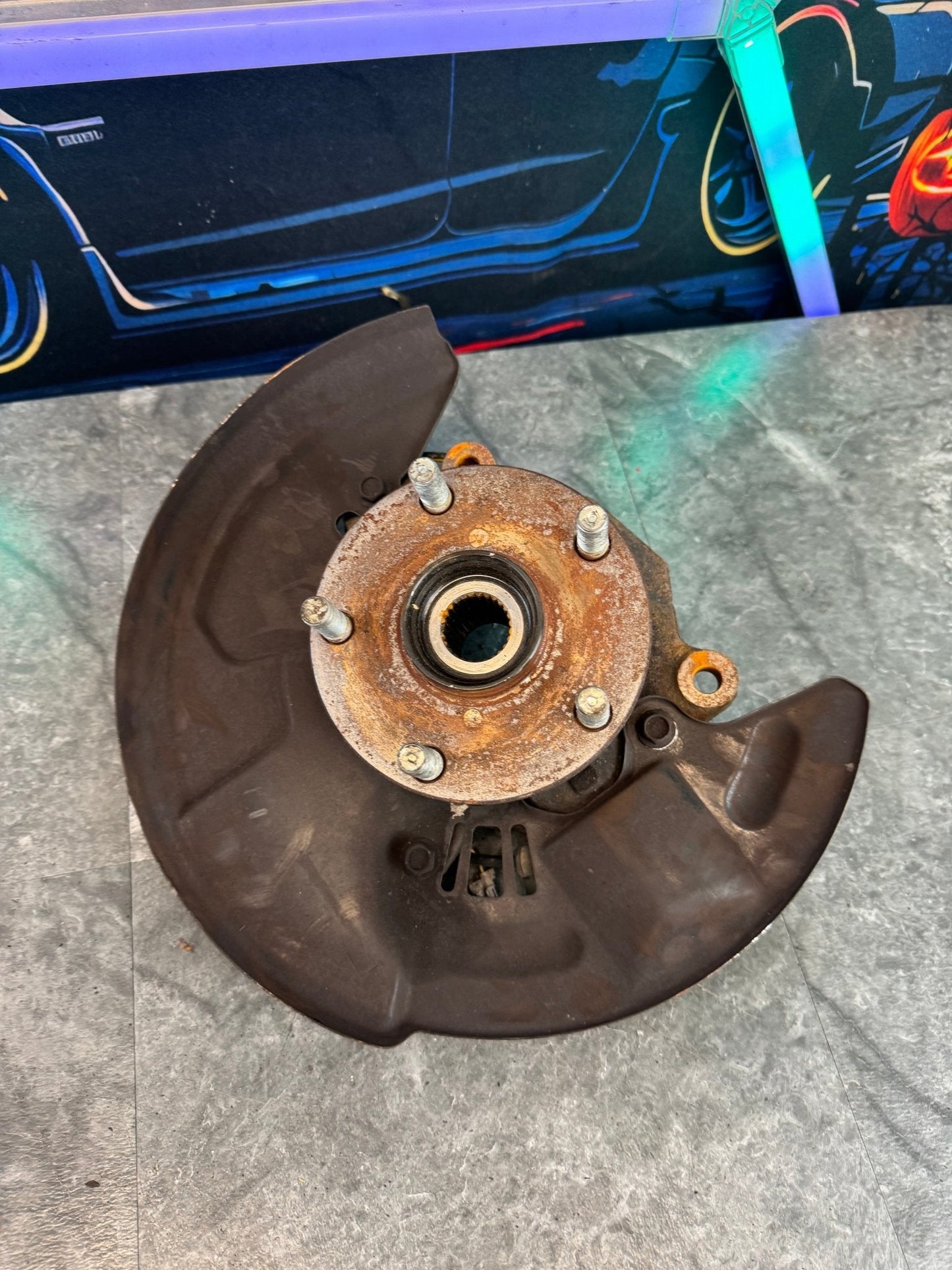 2008-2014 Subaru WRX STi OEM Front Knuckle Spindle Hub Assembly RH LH Pair
