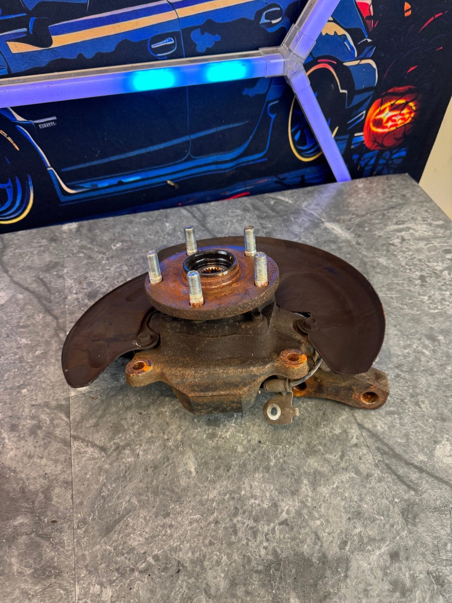 2008-2014 Subaru WRX STi OEM Front Knuckle Spindle Hub Assembly RH LH Pair