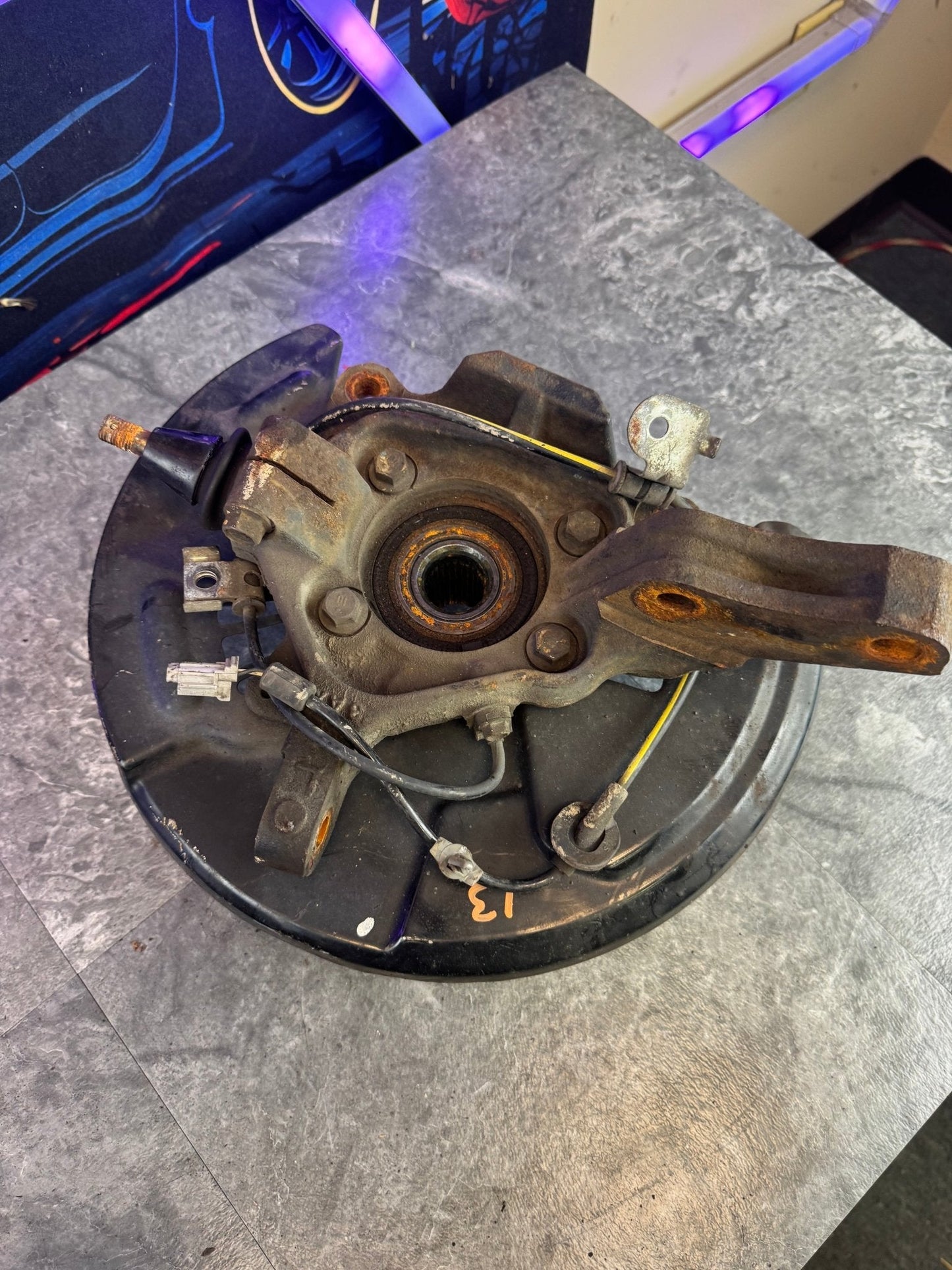 2008-2014 Subaru WRX STi OEM Front Knuckle Spindle Hub Assembly RH LH Pair