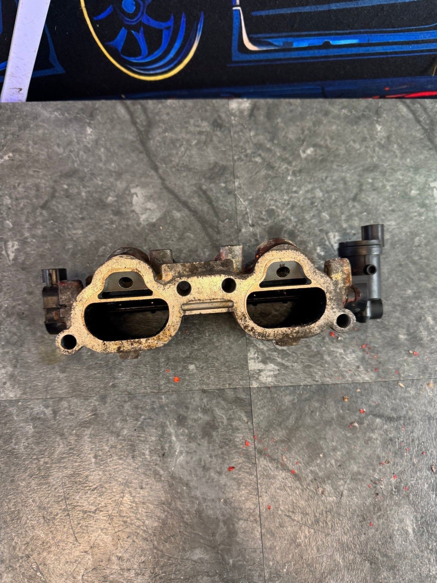 2002-2007 Subaru Impreza WRX STi OEM Engine Intake Manifold TGV Assembly Tumble Generator Valve