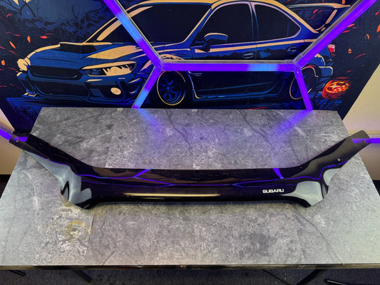 2004-2005 Subaru WRX STi OEM Acrylic Hood Deflector Bug Shield Trim Assembly