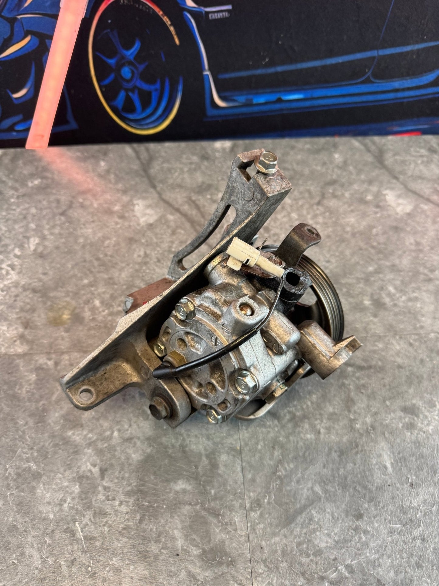 2008-2021 Subaru WRX STi Power OEM Steering Pump With Bracket KOYO EJ 34430FG040