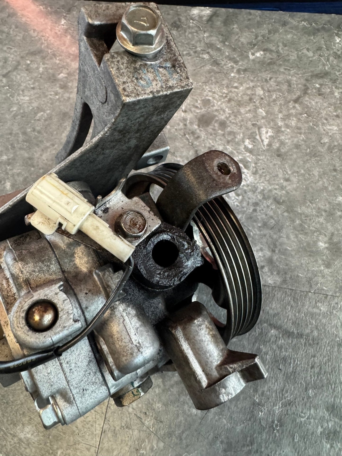 2008-2021 Subaru WRX STi Power OEM Steering Pump With Bracket KOYO EJ 34430FG040
