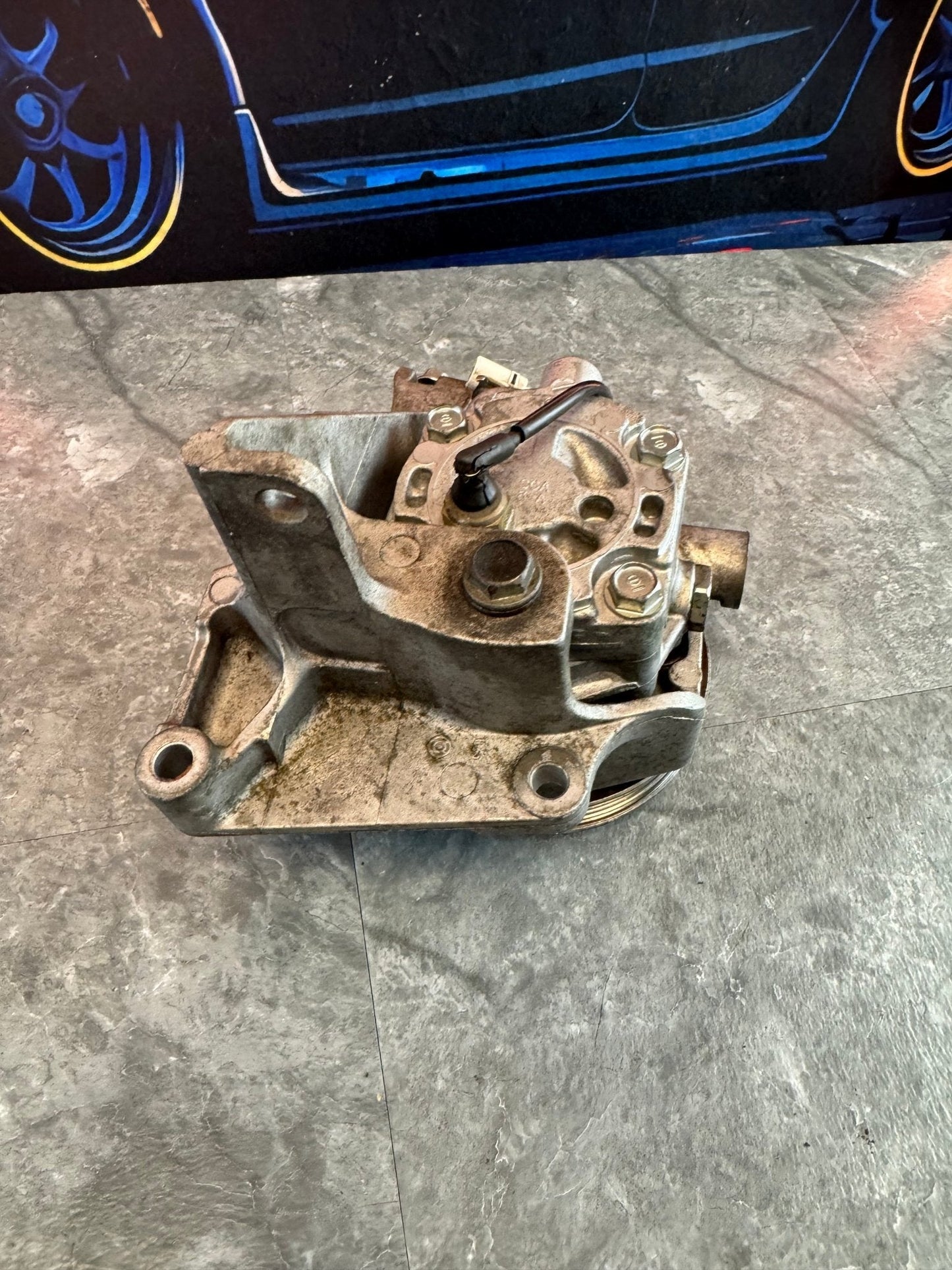 2008-2021 Subaru WRX STi Power OEM Steering Pump With Bracket KOYO EJ 34430FG040