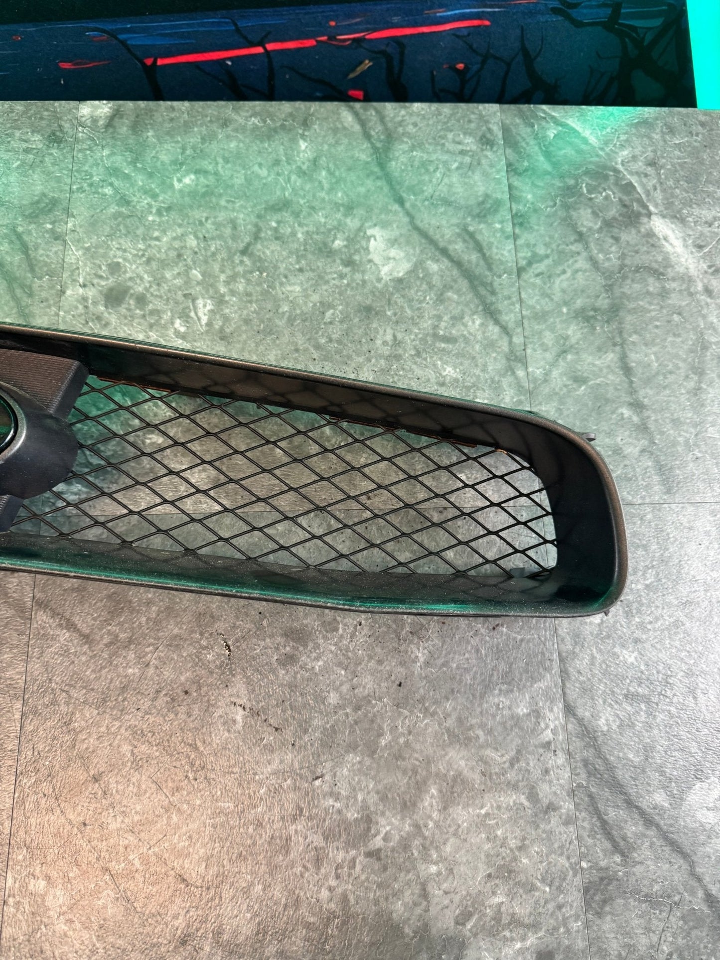 2004-2005 Subaru Impreza WRX STi OEM Front Grille Assembly With PUNISHER Decal