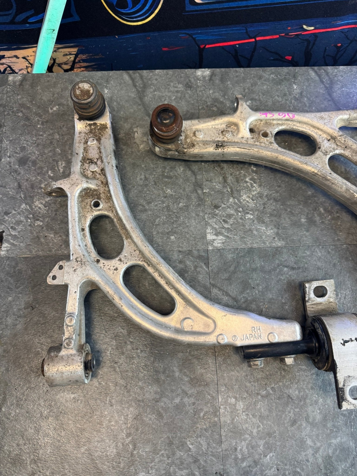 2004-2006 Subaru WRX STi OEM Aluminum Control Arms Pair Set Of 2