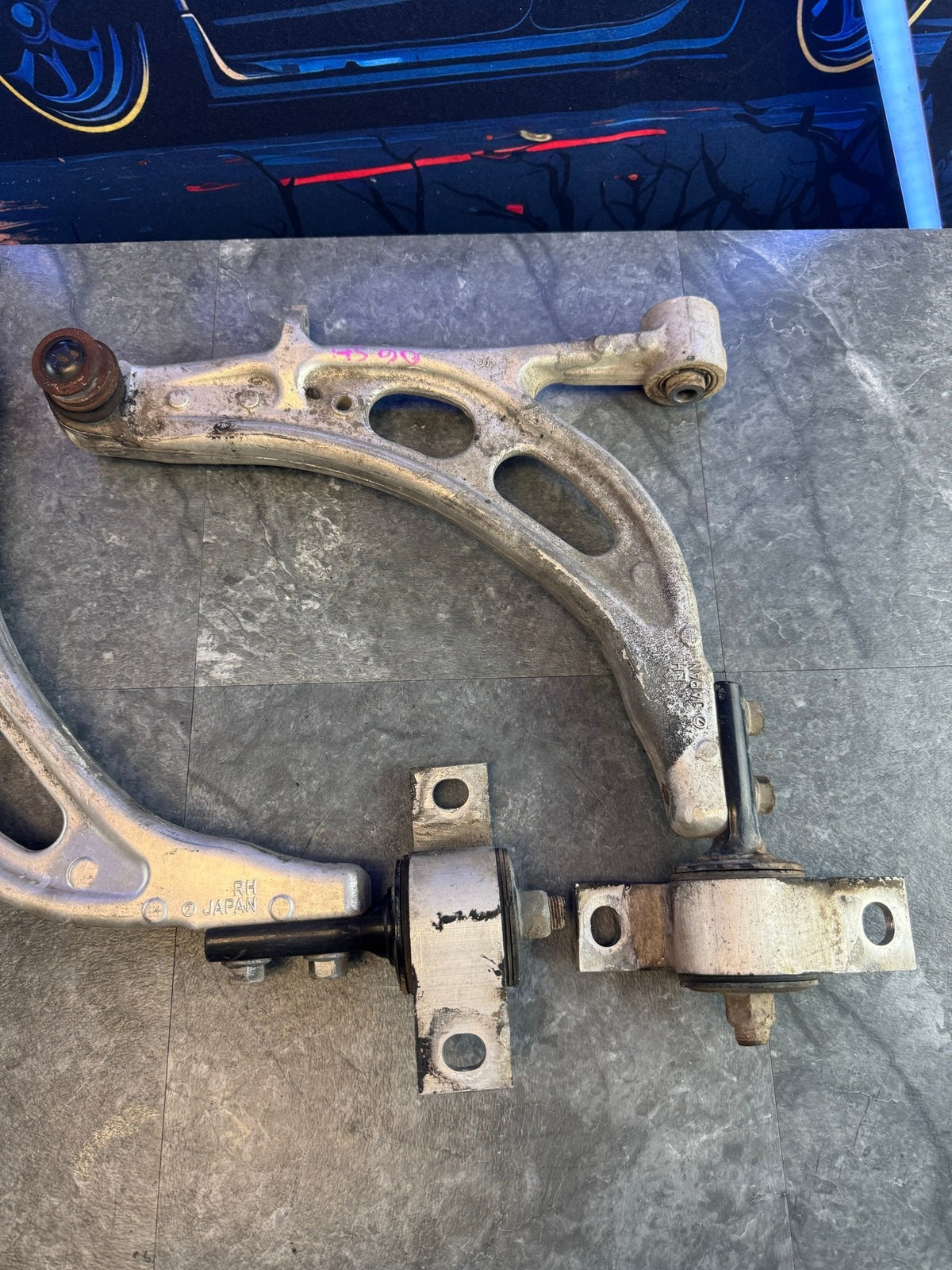 2004-2006 Subaru WRX STi OEM Aluminum Control Arms Pair Set Of 2