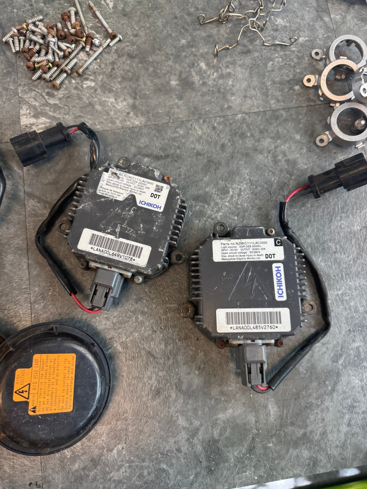 Subaru Impreza WRX STi OEM HID Headlight Ballasts Assorted Parts