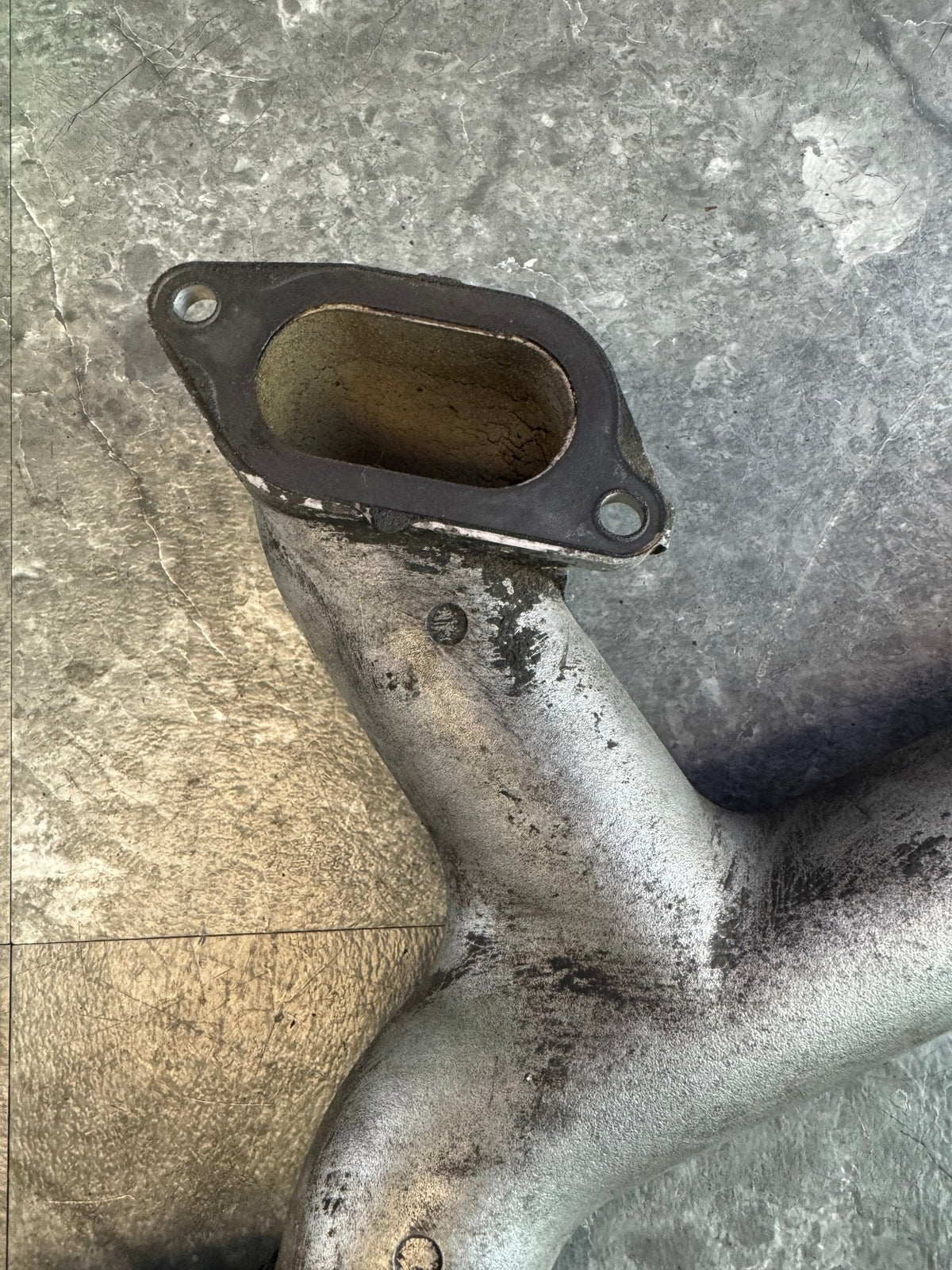2004-2021 Subaru WRX STi OEM Top Mount Intercooler Y-Pipe Assembly With Mishimoto Elbow