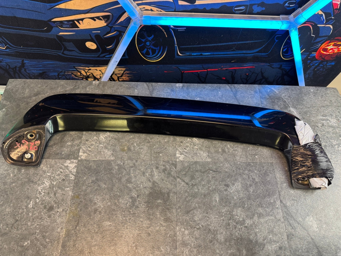 2002-2007 Subaru WRX OEM Wagon Spoiler Wing Assembly Black
