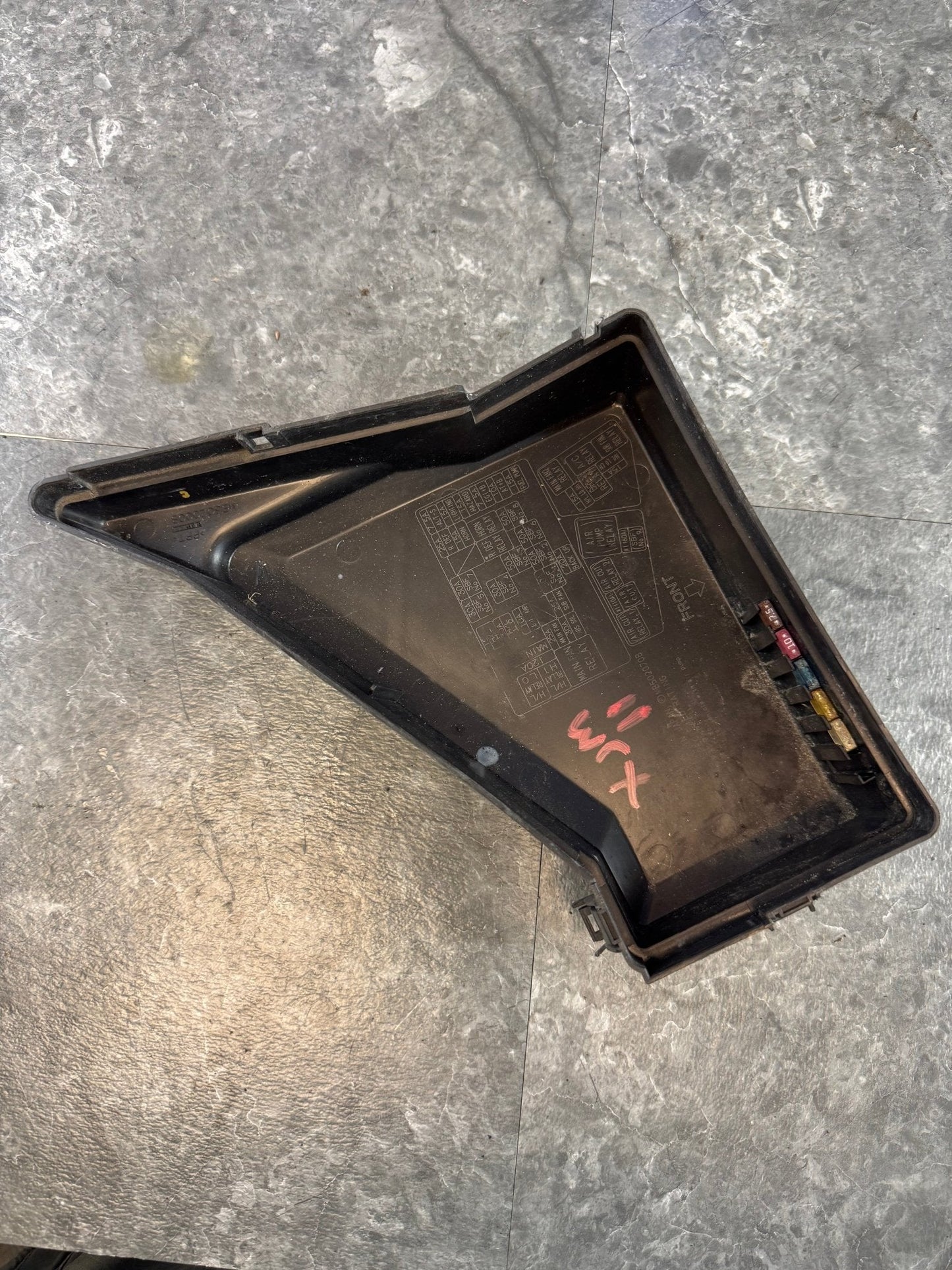 2008-2014 Subaru WRX STi OEM Engine Bay Fuse Box Cover