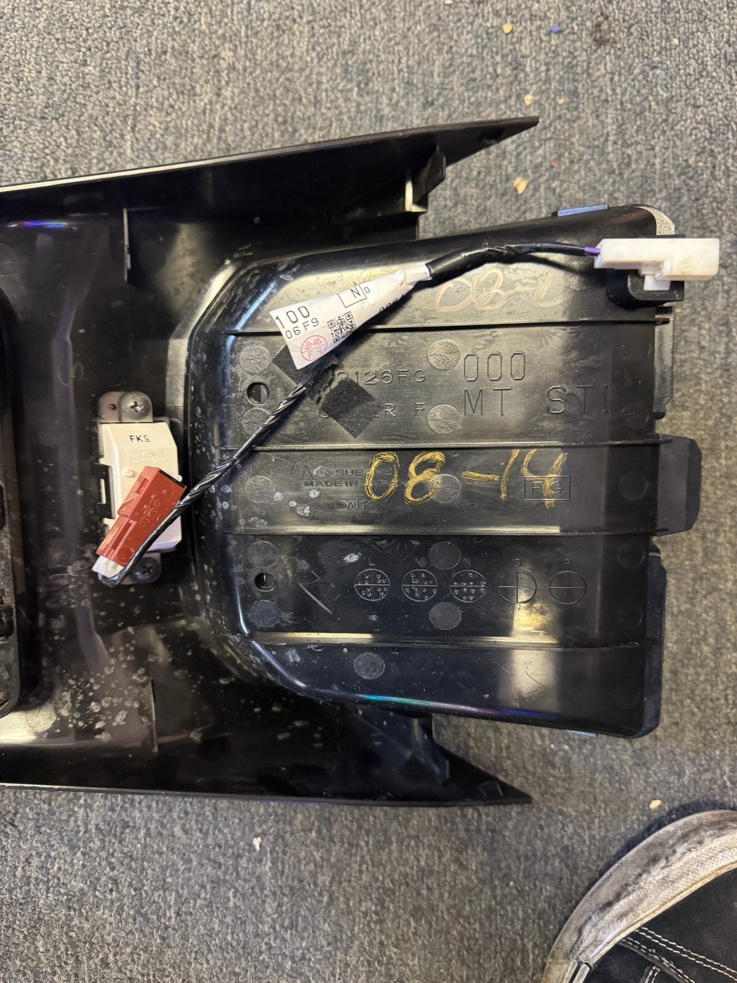 2008-2014 Subaru Impreza WRX STi OEM Center Shifter Console