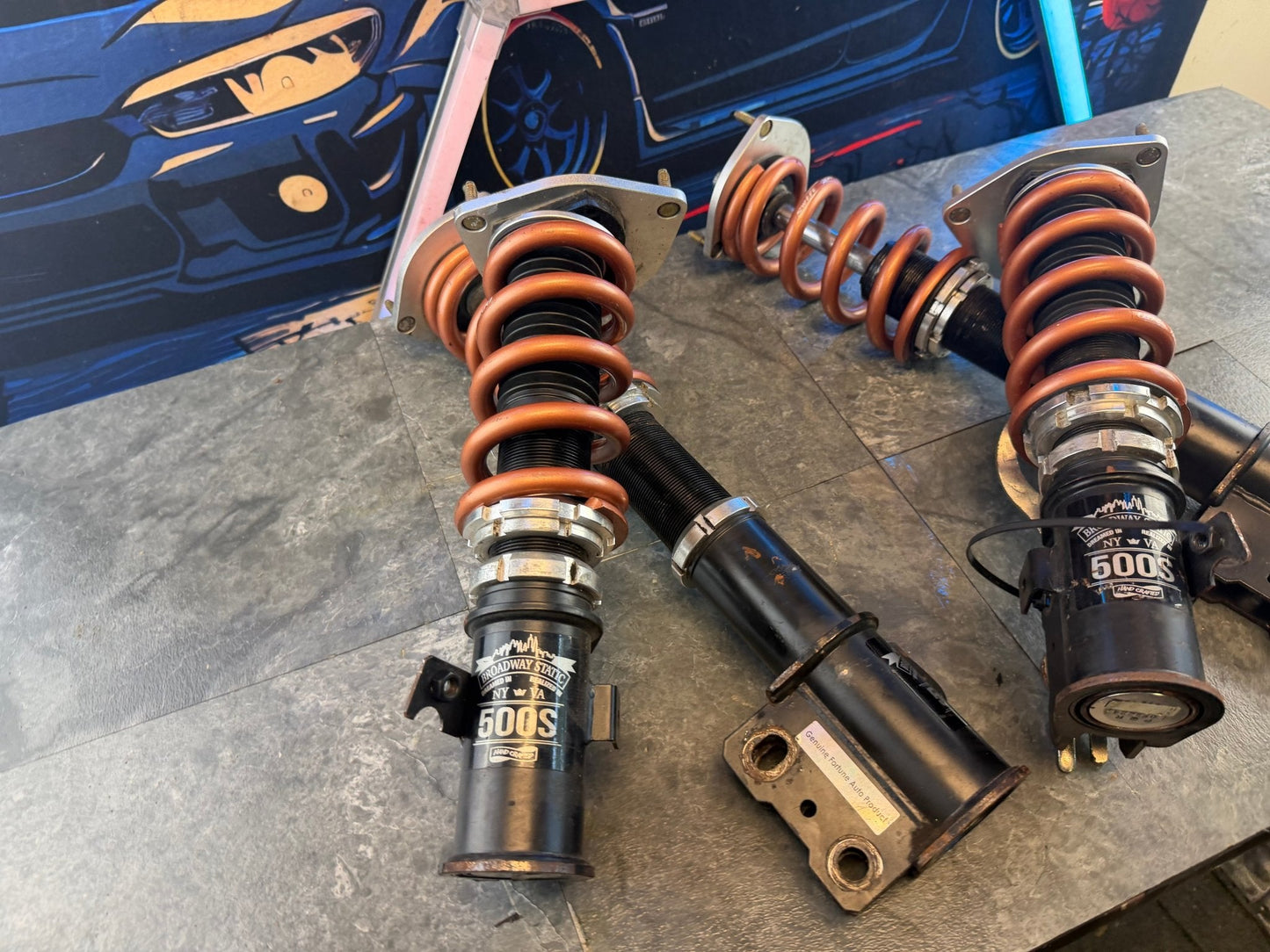 Fortune Auto 500 Broadway Static Suspension 500s Custom Coilovers 05-07 Subaru