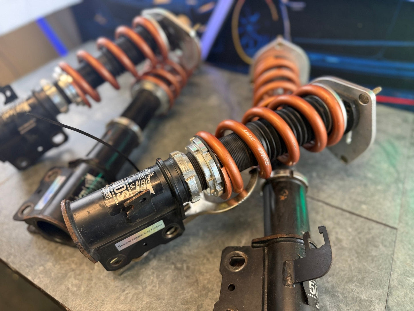 Fortune Auto 500 Broadway Static Suspension 500s Custom Coilovers 05-07 Subaru