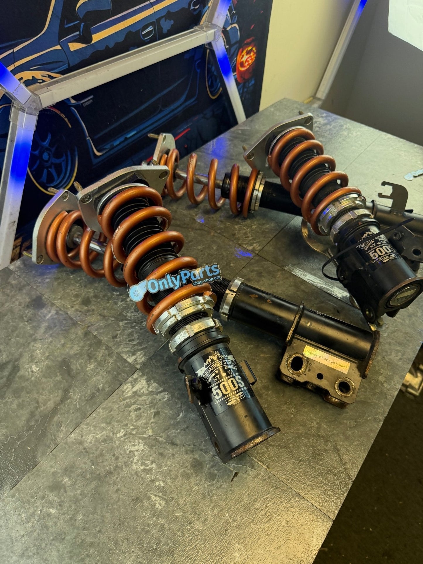 Fortune Auto 500 Broadway Static Suspension 500s Custom Coilovers 05-07 Subaru