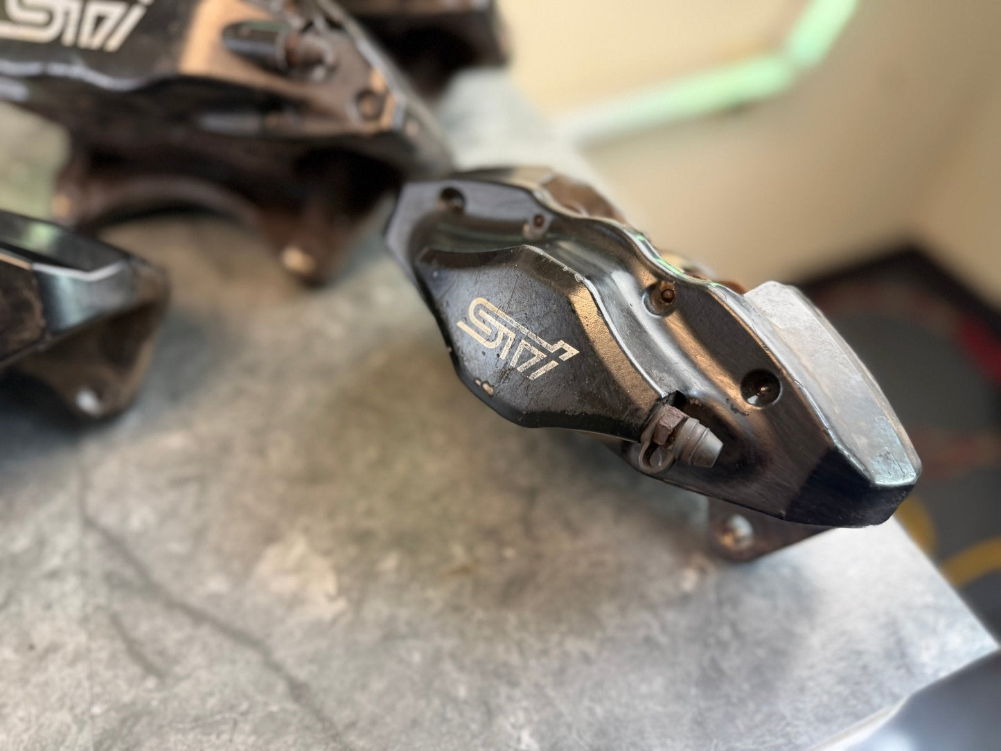 OEM brembo brake calipers 08-17 Subaru STi ( wrx swap ) front & rear w/ pads