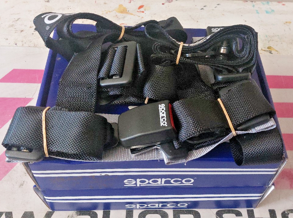 Sparco Street 2 In. 4-point Harness 04604-bv1nr X2 Set
