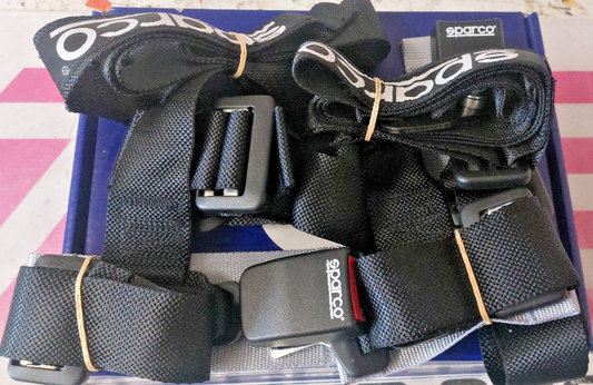 Sparco Street 2 In. 4-point Harness 04604-bv1nr X2 Set